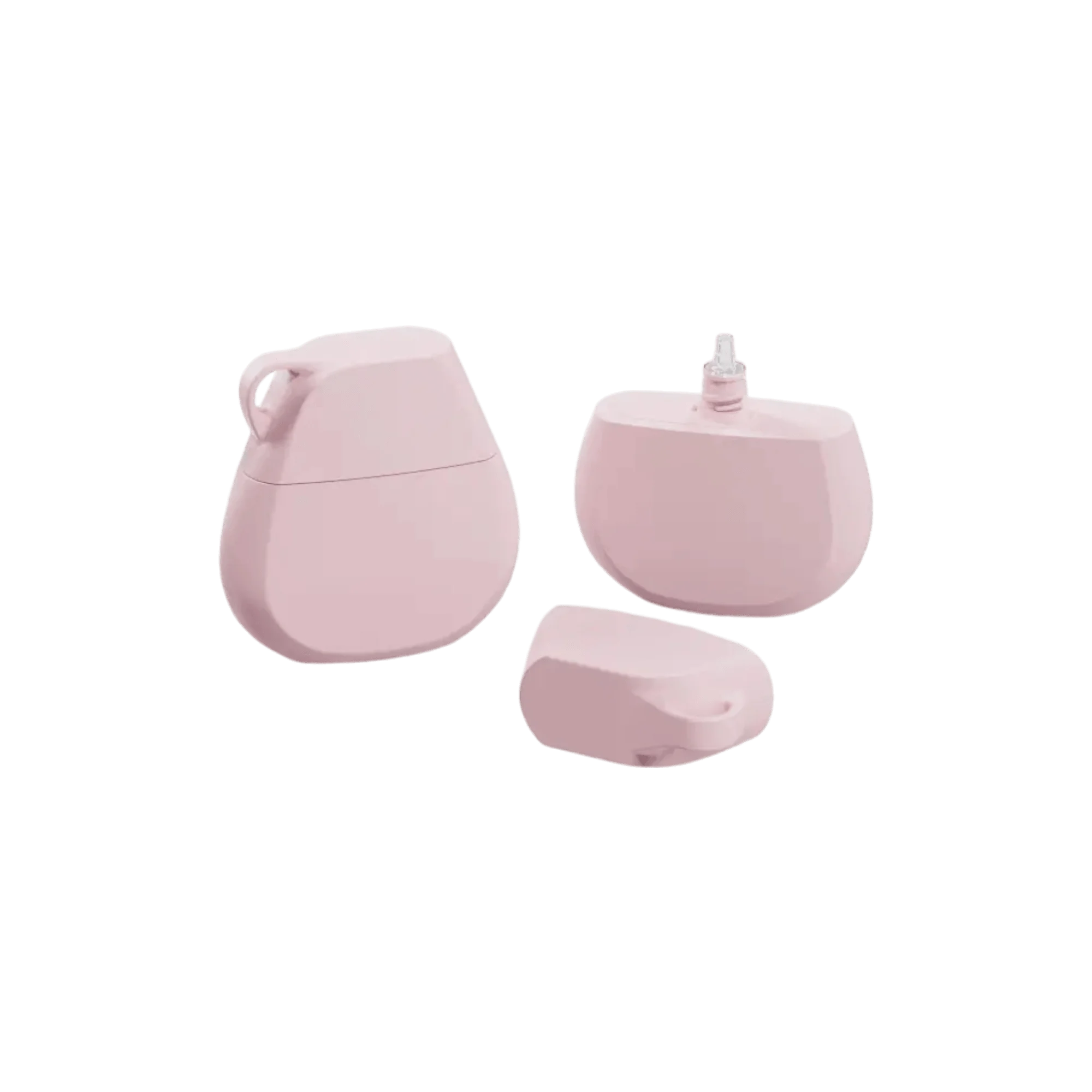 1.7oz/50ml PE Tottle with Hanging Loop for Keychains