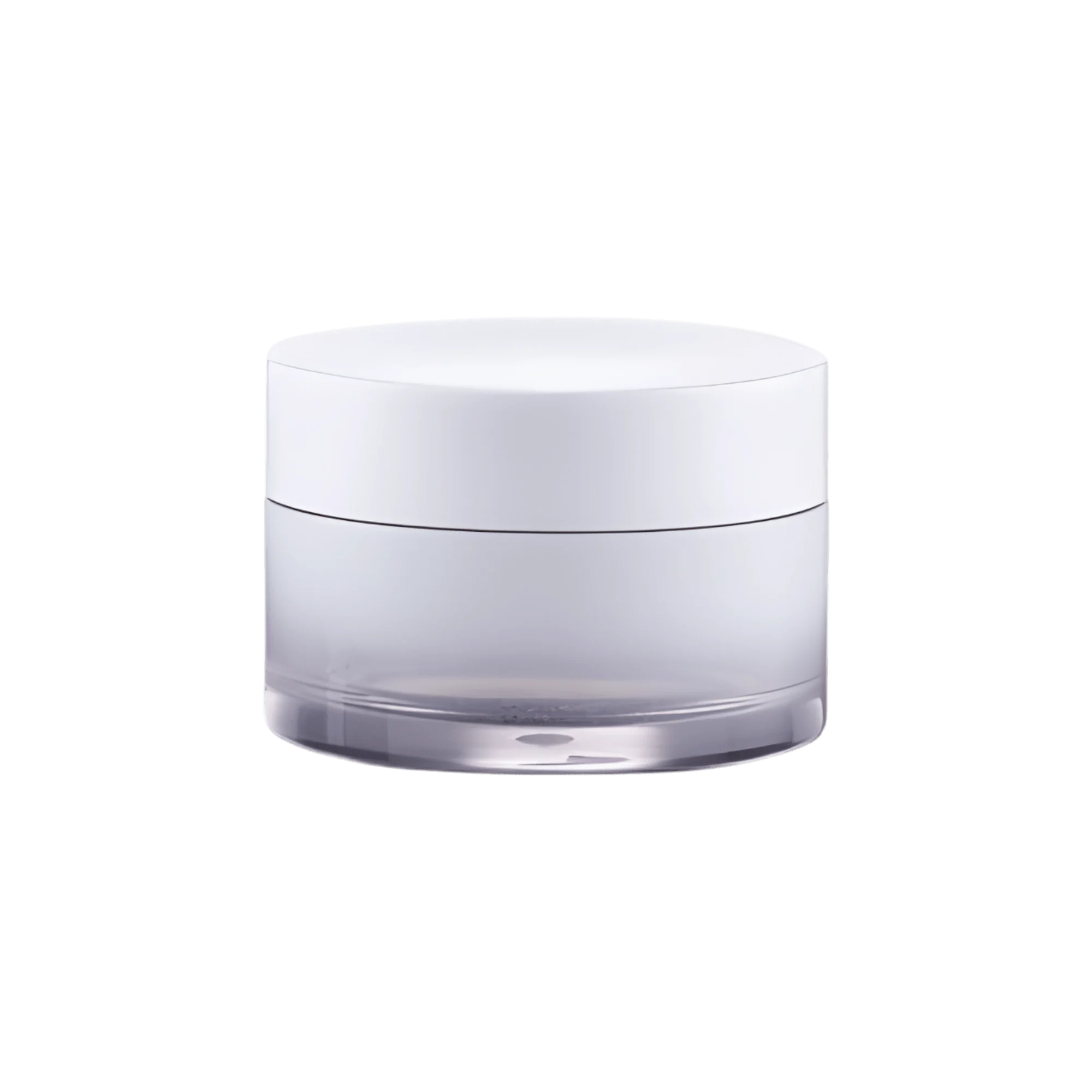 1.7oz/50ml Refillable SAN Straight Sided Jar with Flush-Fit PP Cap