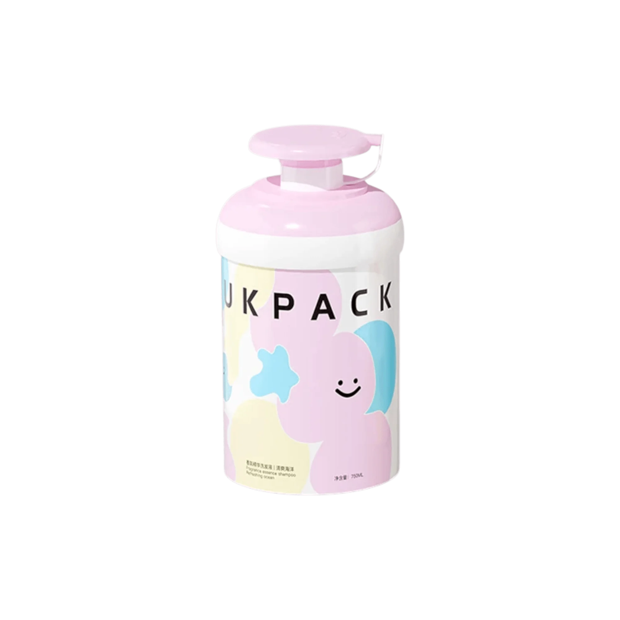 UKPACK 25.4oz/750ml PP Airless Pump Bottle with 3.6cc Dosage
