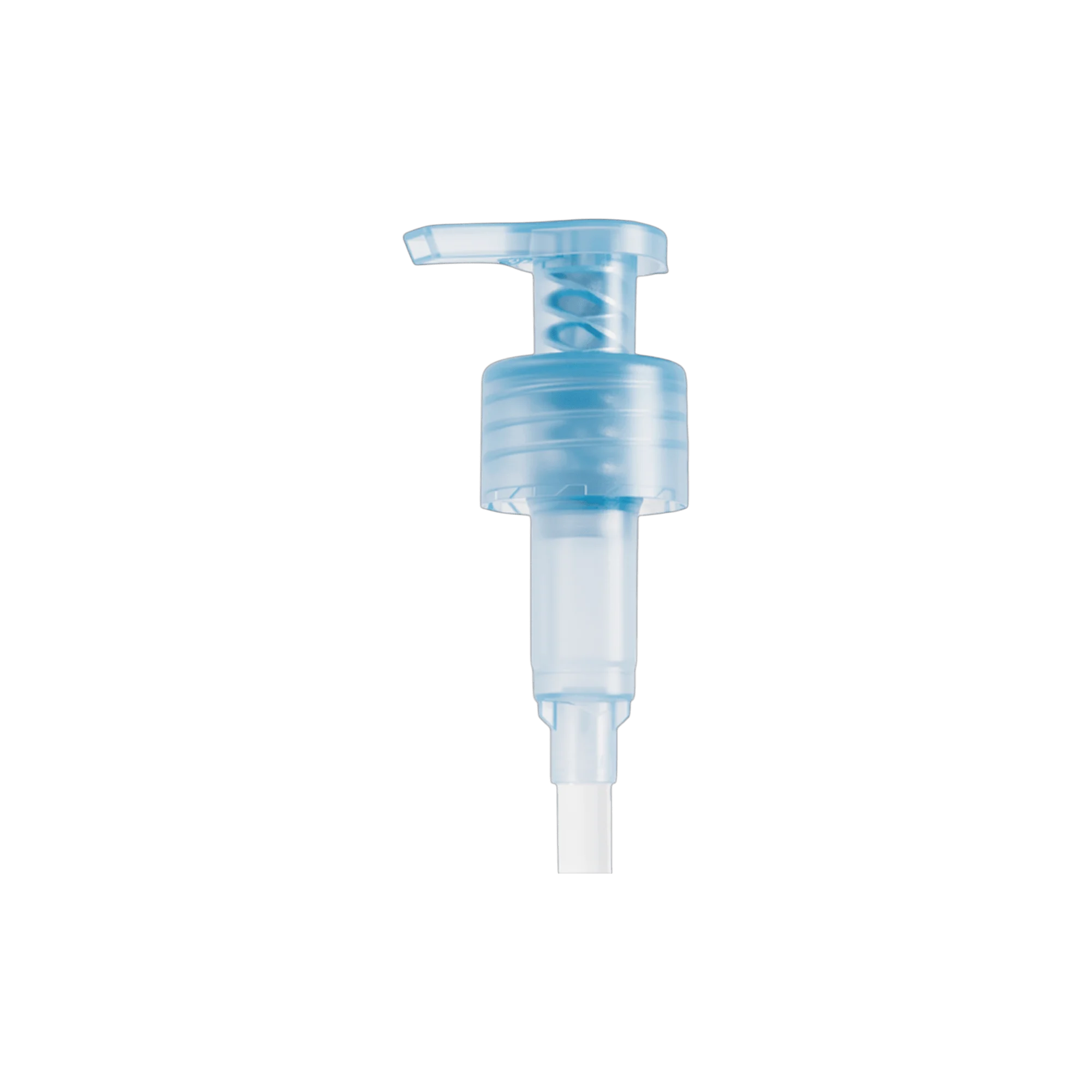 Smooth Monomaterial PP 24-410 Lotion Pump 1.5cc Dosage & Colored All-Plastic Spring