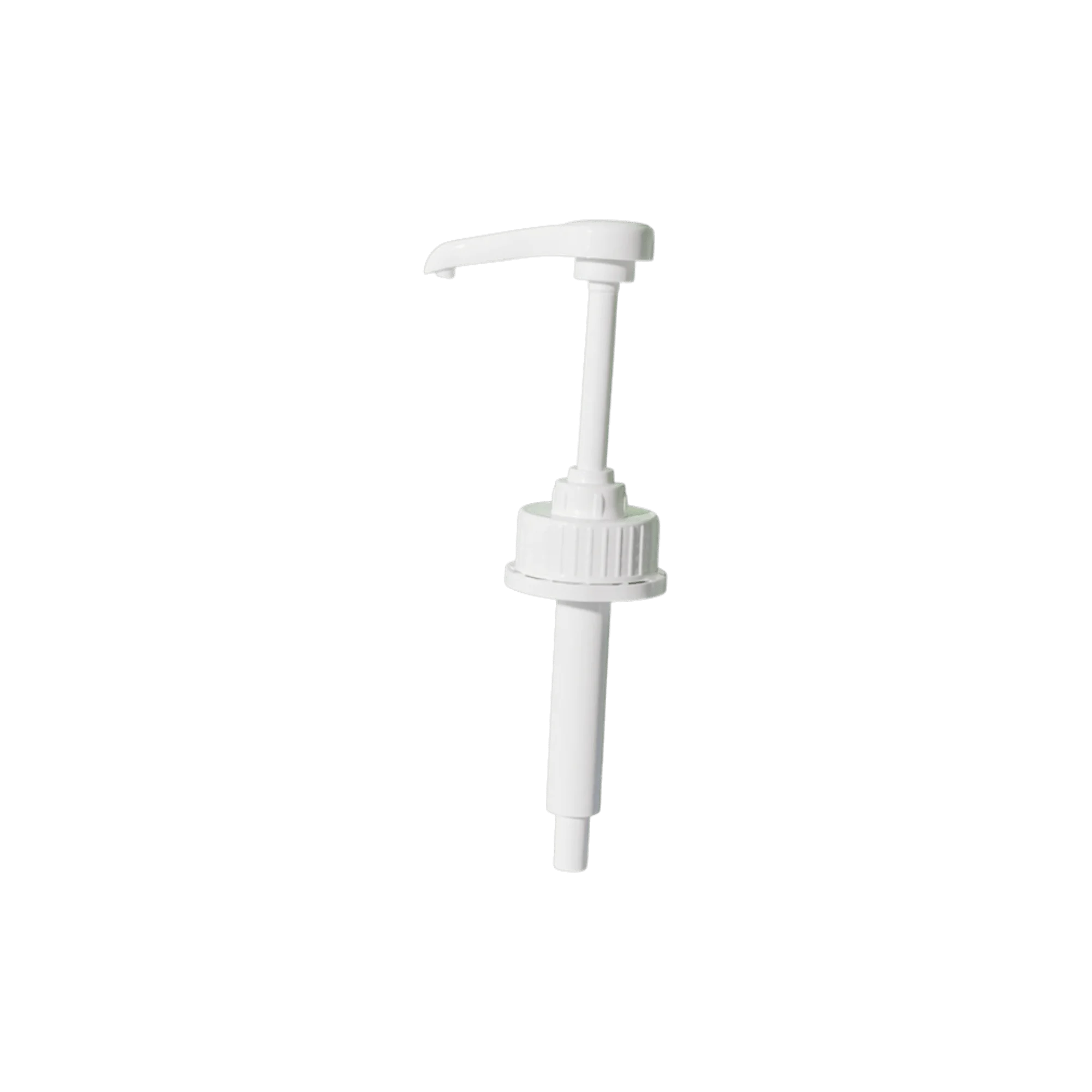 UKPACK Tamper Evident Ribbed 43-410 Food Grade PP Dispensing Pump for High Viscosity Liquids 10cc Output