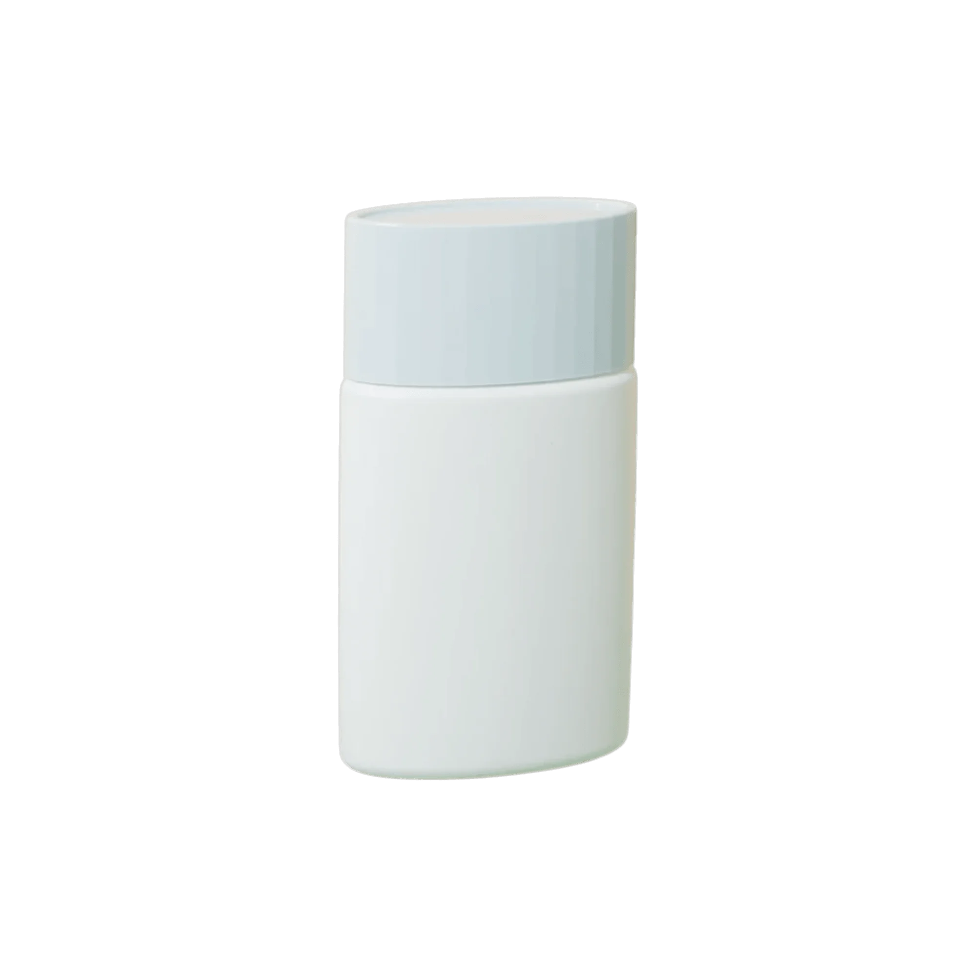 UKPACK 1.7oz/50ml Round HDPE Tottle with Ridged Cap
