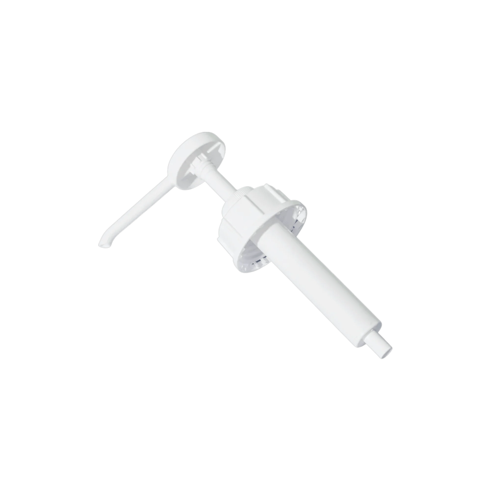 UKPACK Tamper Evident Ribbed 54-410 Food Grade PP Dispensing Pump for High Viscosity Liquids 15cc Output