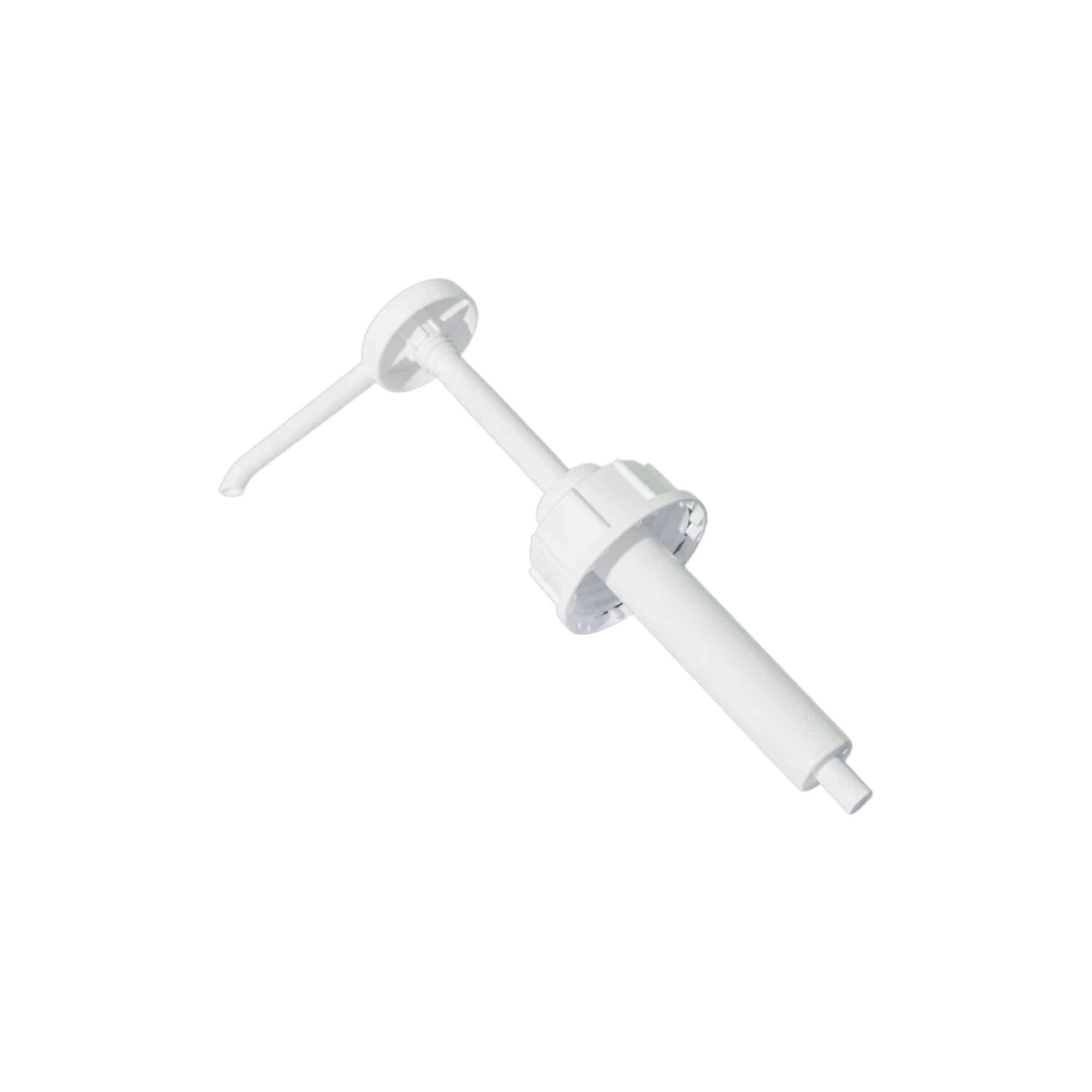 UKPACK Tamper Evident Ribbed 54-410 Food Grade PP Dispensing Pump for High Viscosity Liquids 30cc Output