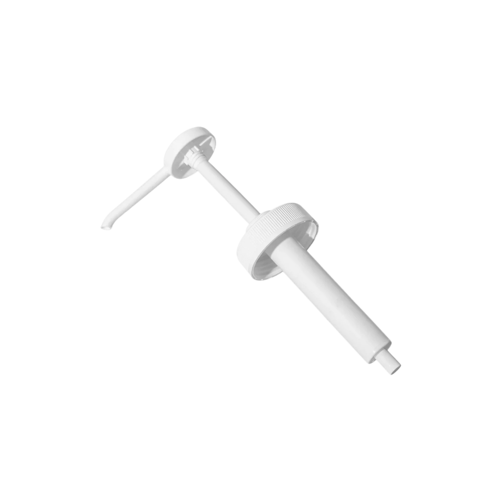 UKPACK Ribbed 64-400 Food Grade PP Dispensing Pump for High Viscosity Liquids 30cc Output