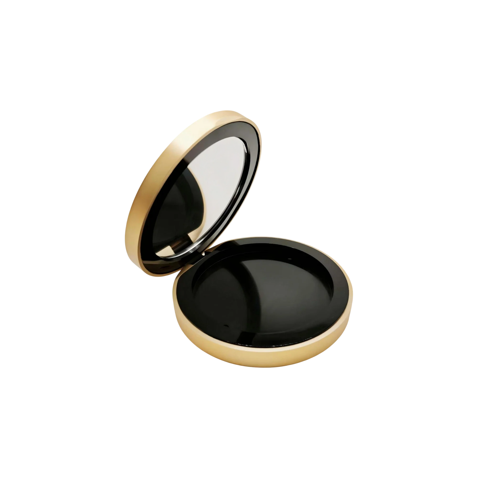 OPL Innovation Single-Pan Round ABS Powder Compact with Mirror and Magnetic Closure