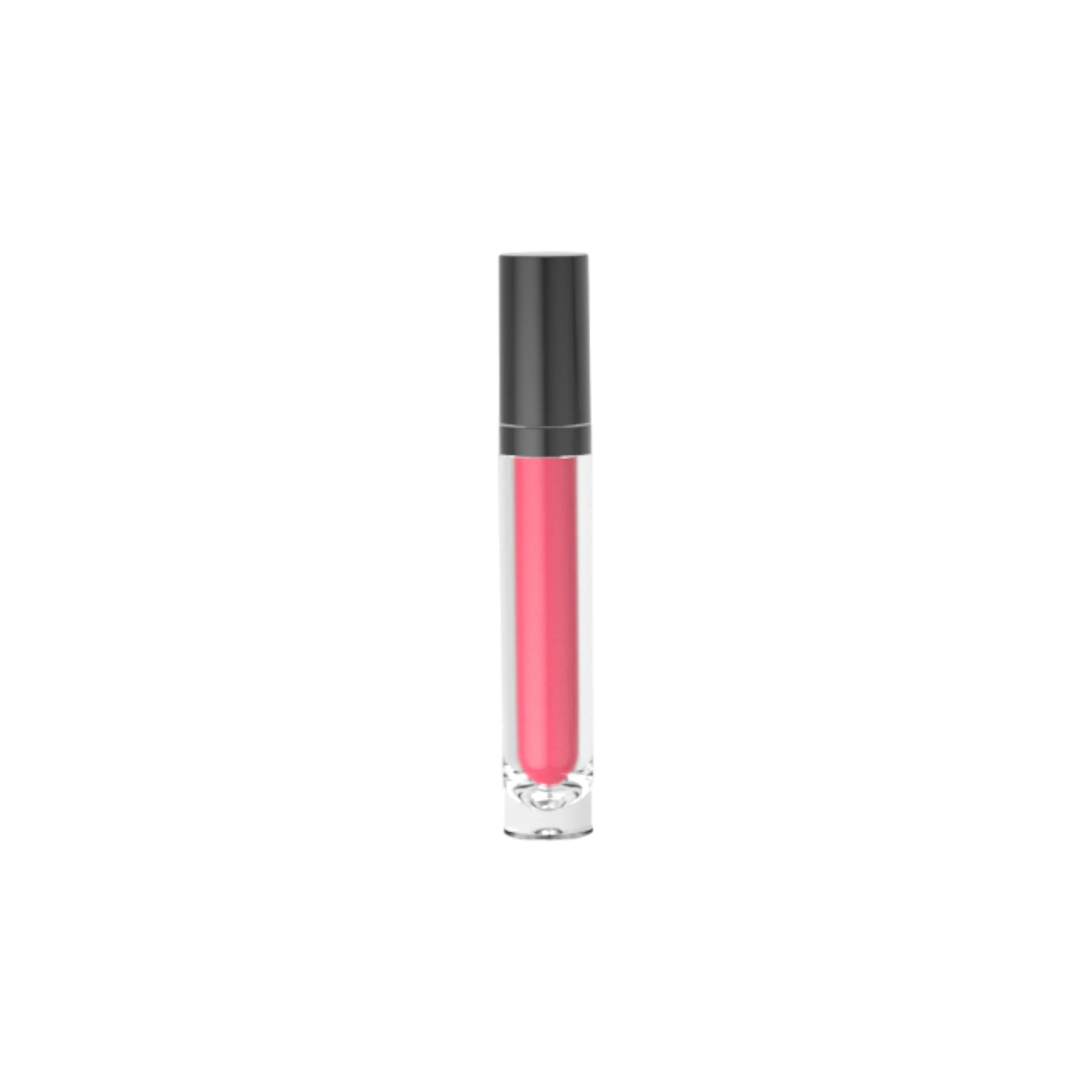 OPL Innovation 6ml / 0.2oz Cylinder PETG Lip Gloss Tube & Concealer Tube with Custom Color Collar & Cap with Doe Foot Applicator