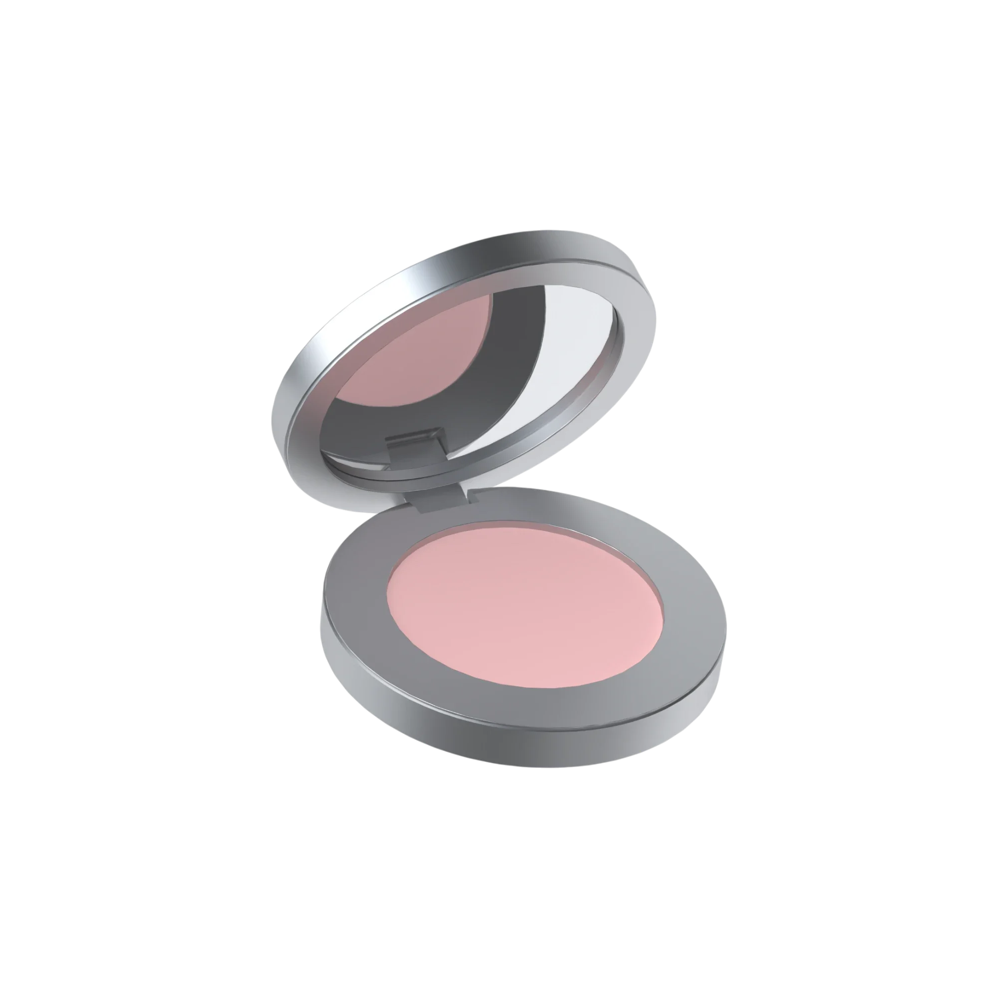 OPL Innovation Single-Pan Round Aluminum Pressed Powder Compact for Bronzer & Foundation with Mirror & Magnetic Closure