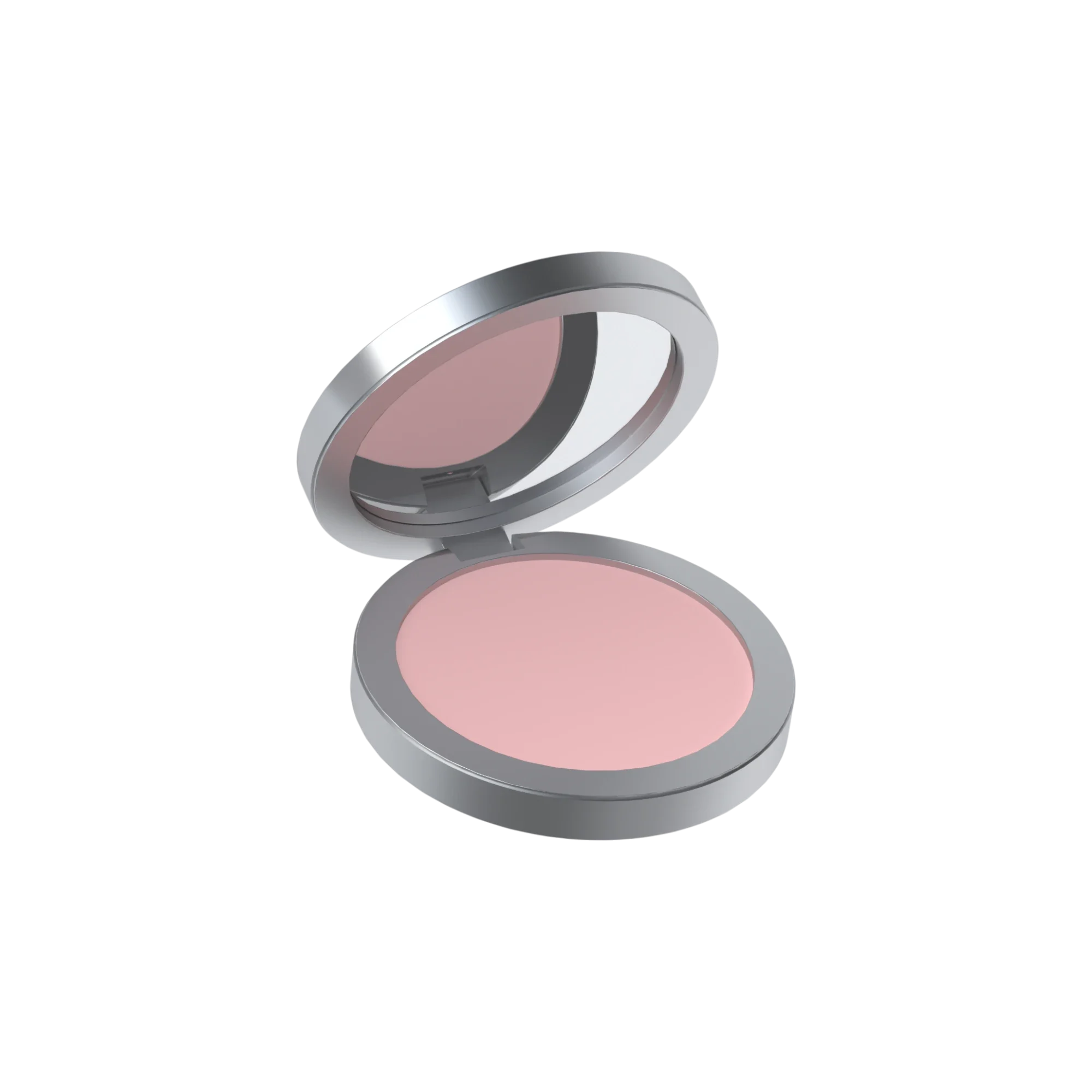 OPL Innovation Single-Pan Round Aluminum Pressed Powder Compact with Mirror & Magnetic Closure