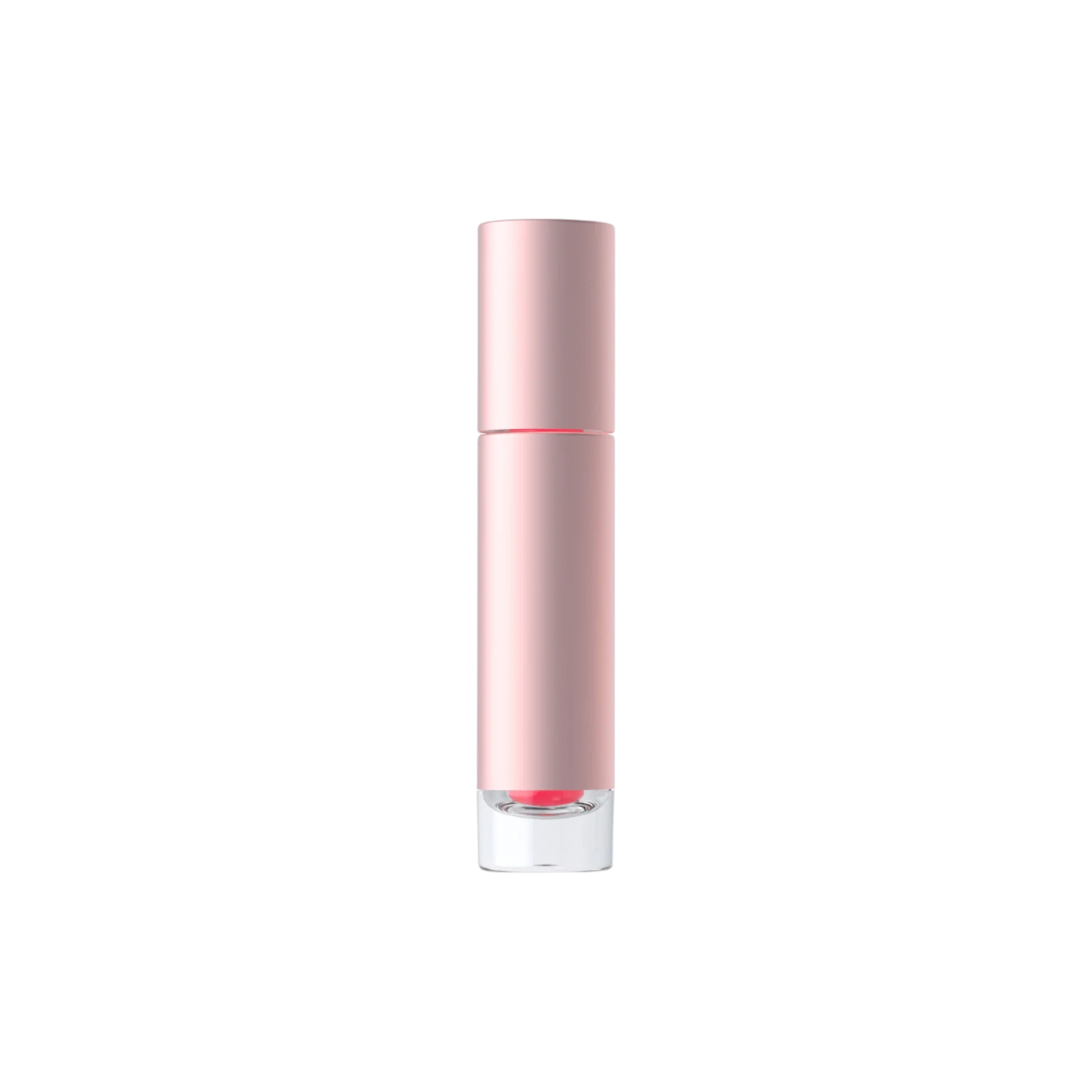 3.8ml Cylinder PETG Lip Gloss & Concealer Tube with Aluminum Over-Shell, Short Cap & Doe Foot Applicator