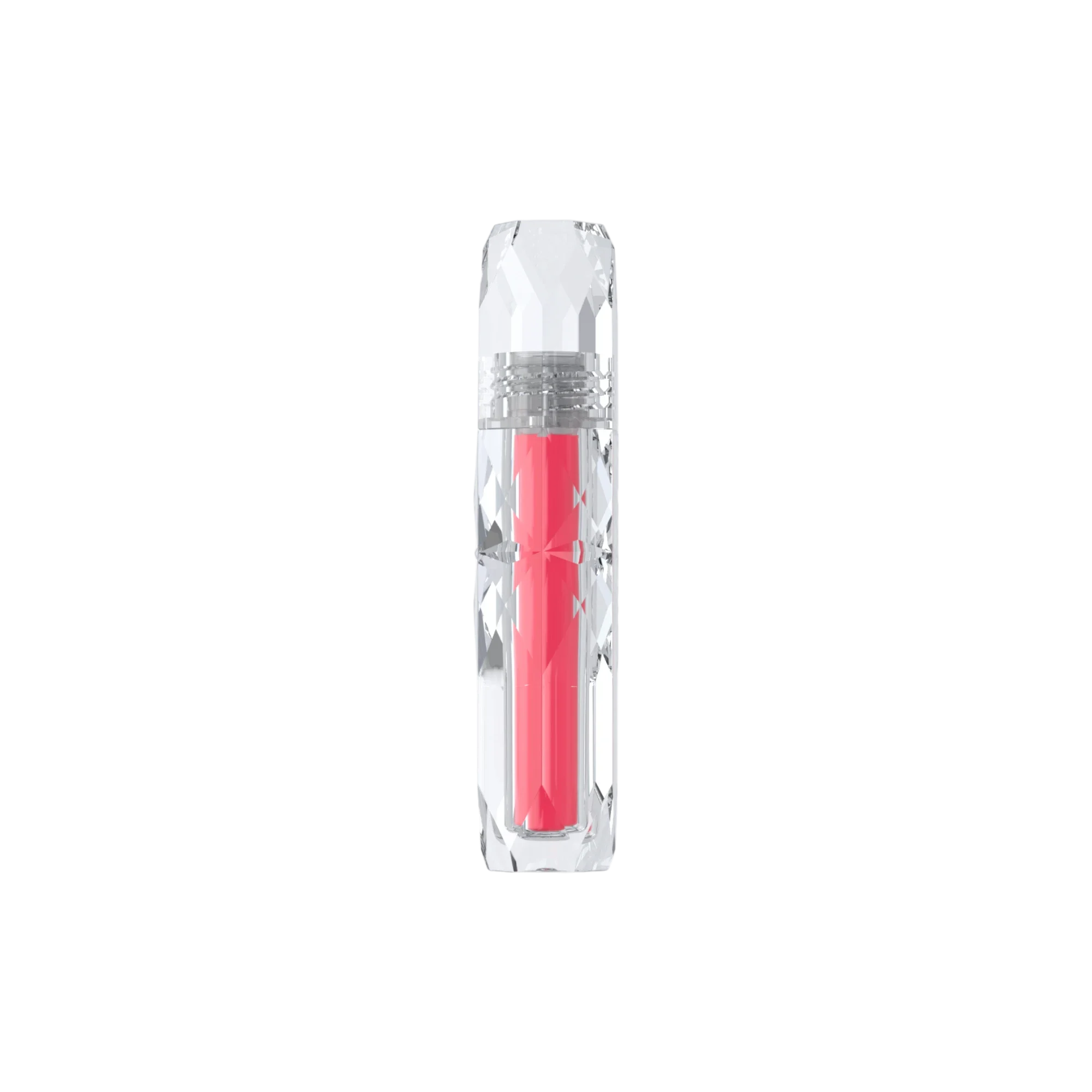1.4ml Mini PETG Crystal-like Luxury Lip Gloss Tube with Classic Doe Foot Applicator