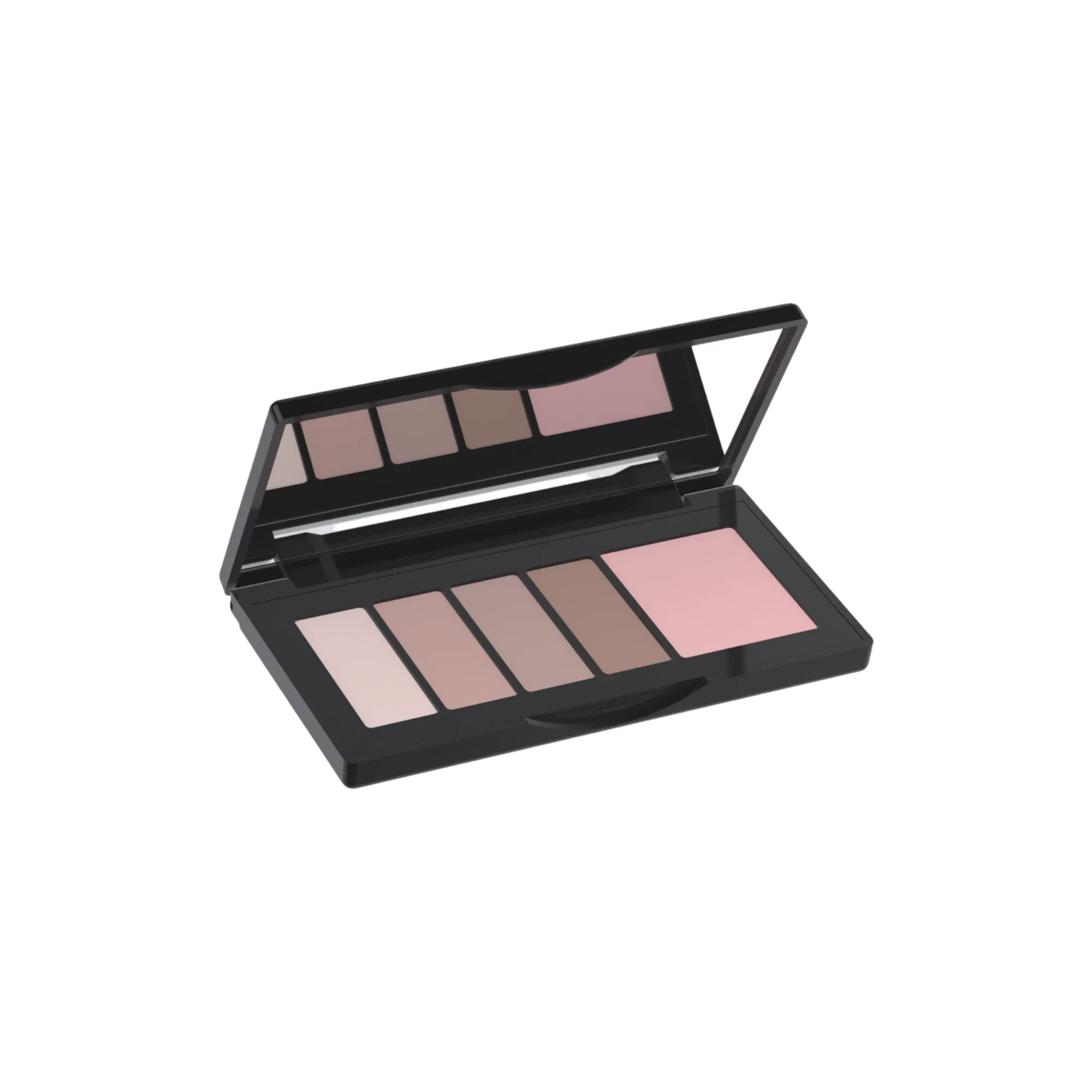 OPL Innovation 5-Pan Rectangle ABS Eye & Face Palette with Mirror