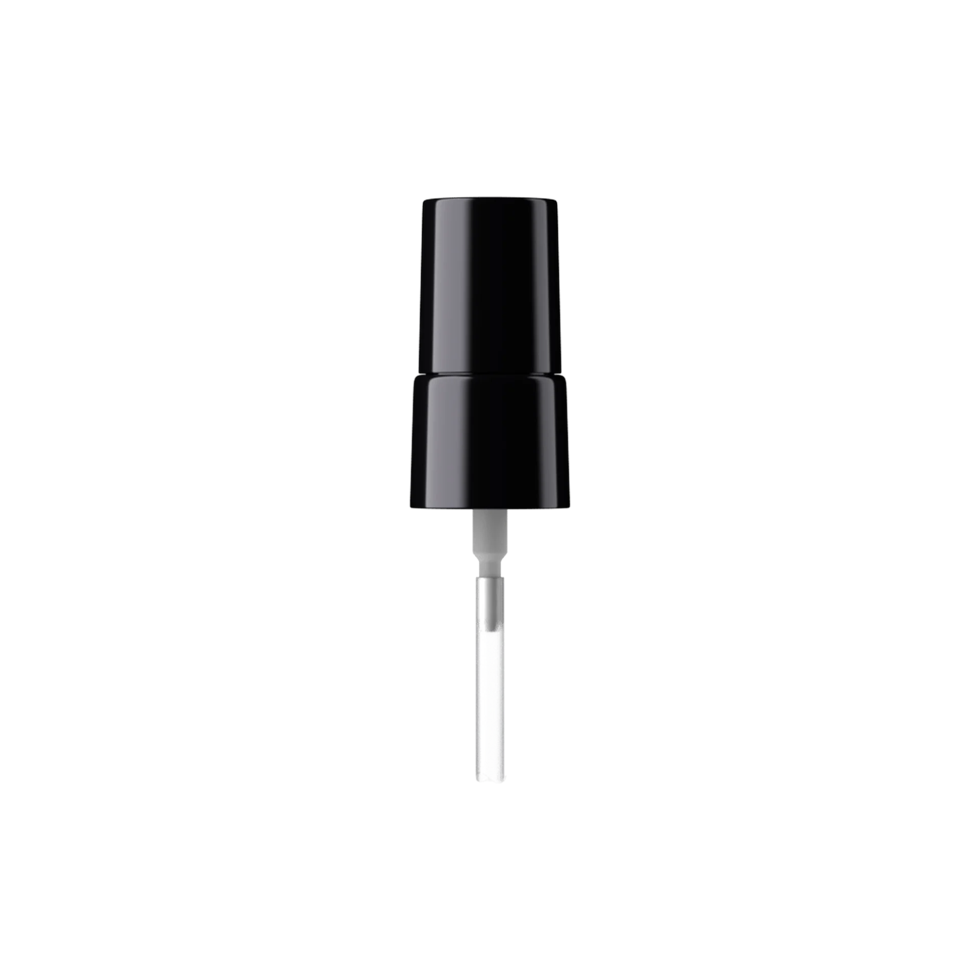 MIRON Violetglass 18-415 Black PP Slim Serum/Treatment Pump, 0.1cc Dosage