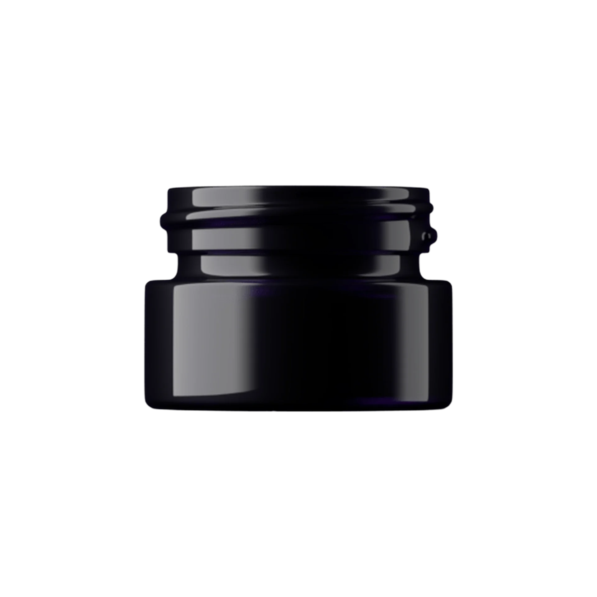 MIRON Violetglass 0.17oz / 5ml 29-400 Violet Glass Straight Sided Cosmetic Jar