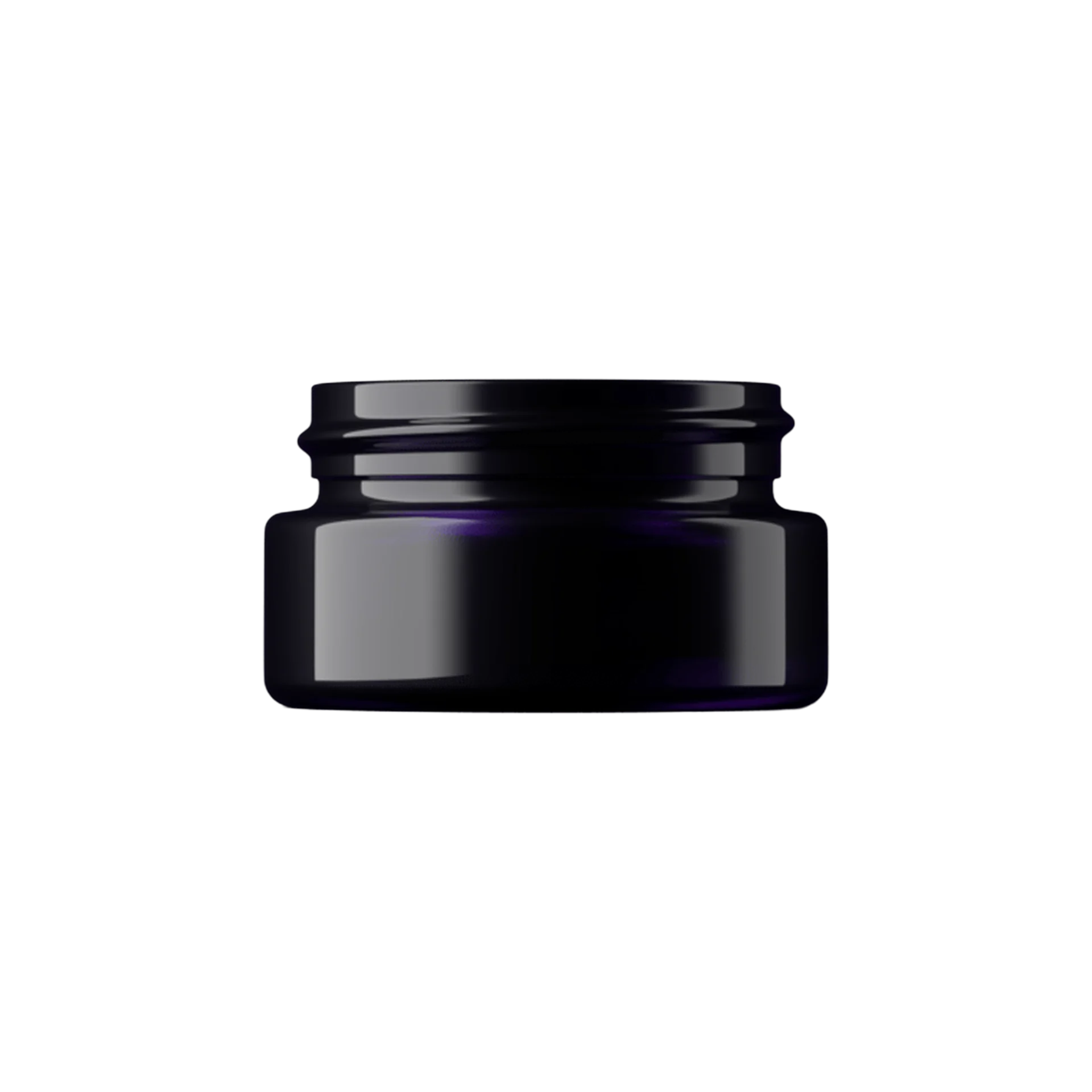 MIRON Violetglass 0.51oz / 15ml 38-400 Violet Glass Straight Sided Cosmetic Jar