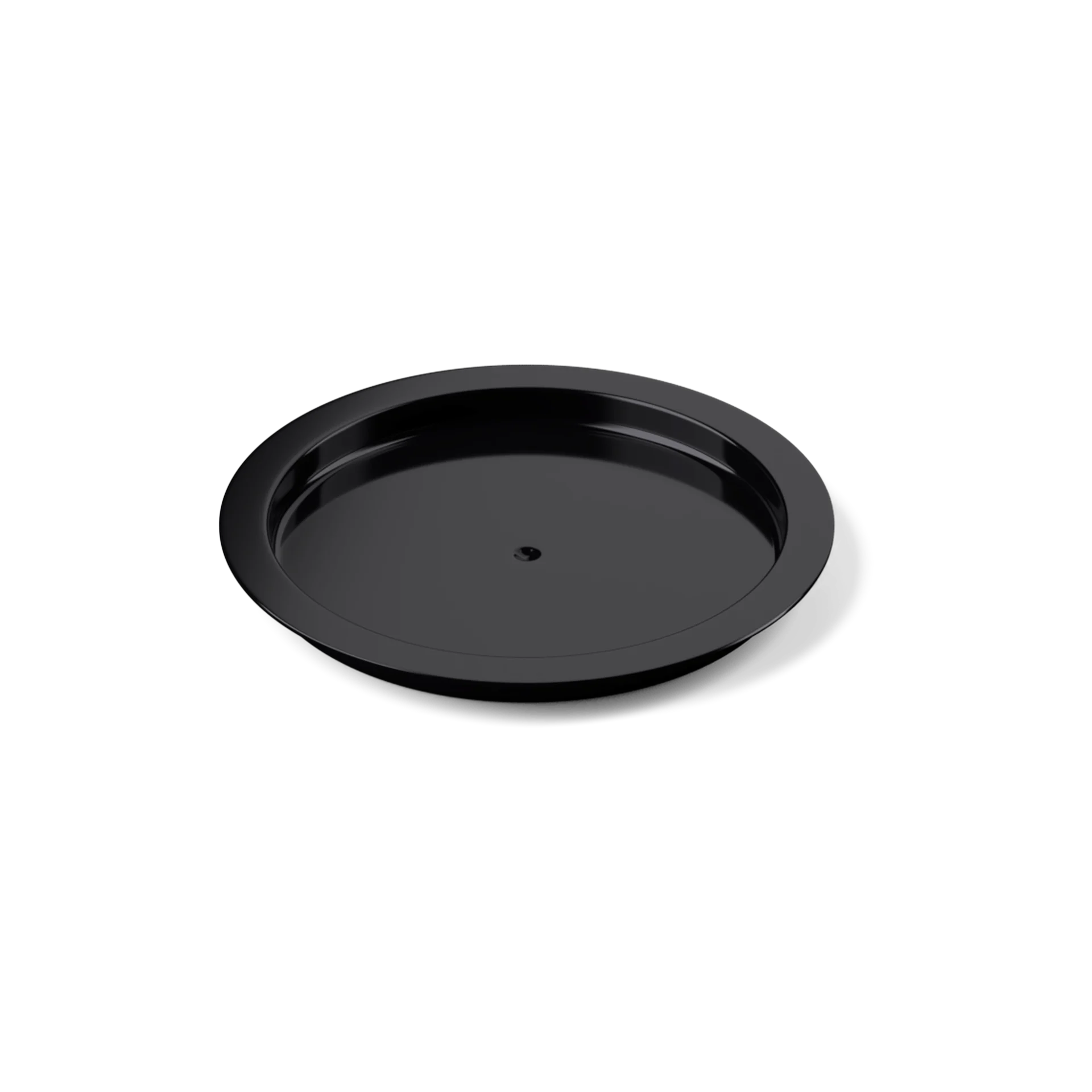 MIRON Violetglass 45.8mm Black A-PET Plastic Round Sealing Disc