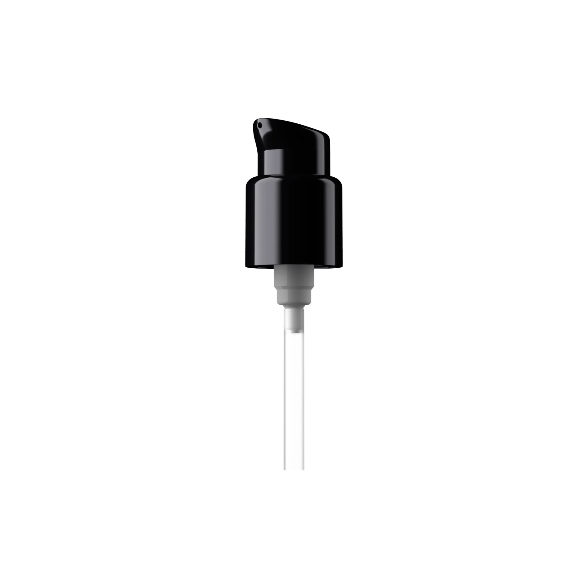 MIRON Violetglass 18-400 Black PP Slim Serum/Treatment Pump, 0.15cc Dosage with Twist Lock