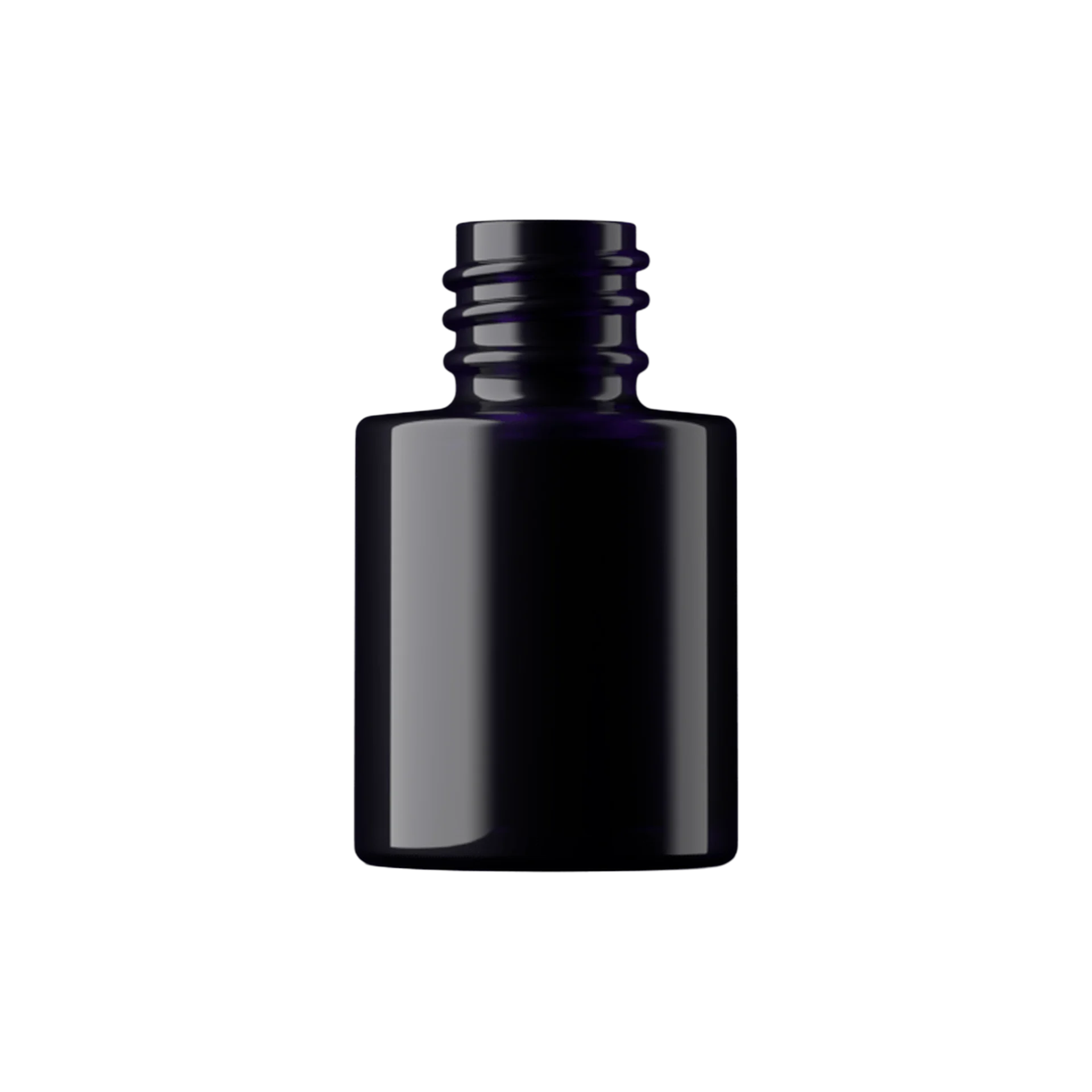 MIRON Violetglass 0.51oz / 15ml 18-415 Violet Glass Squat Cylinder Cosmetic Bottle