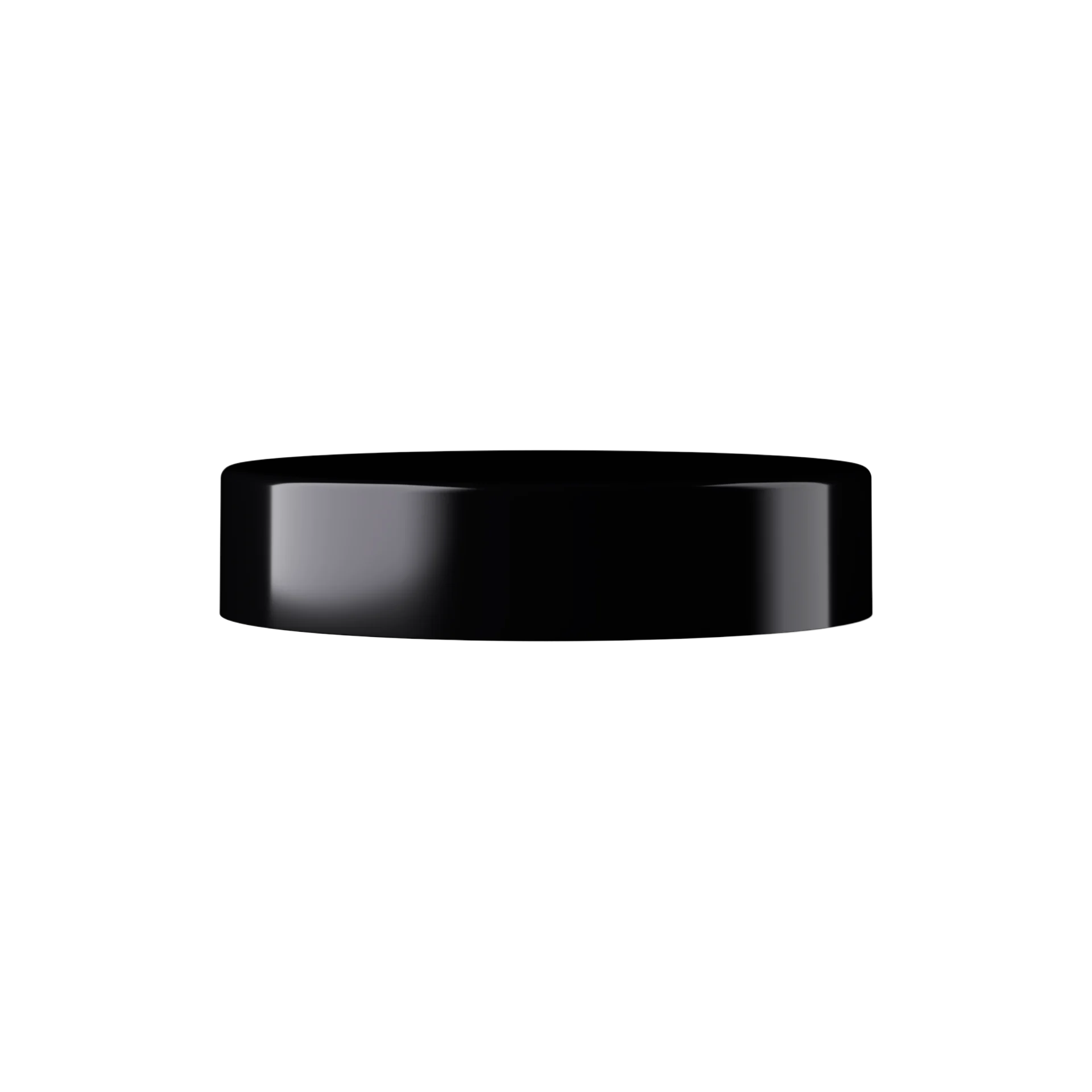 MIRON Violetglass 71mm Black PP Screw Cap with Violet Inlay