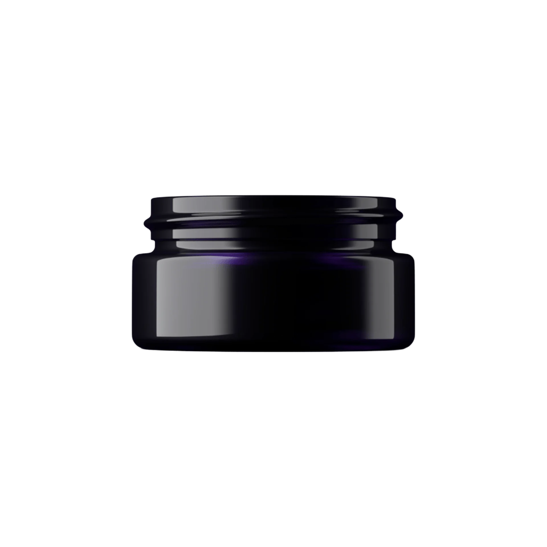 MIRON Violetglass 1oz / 30ml 48-400 Violet Glass Straight Sided Cosmetic Jar