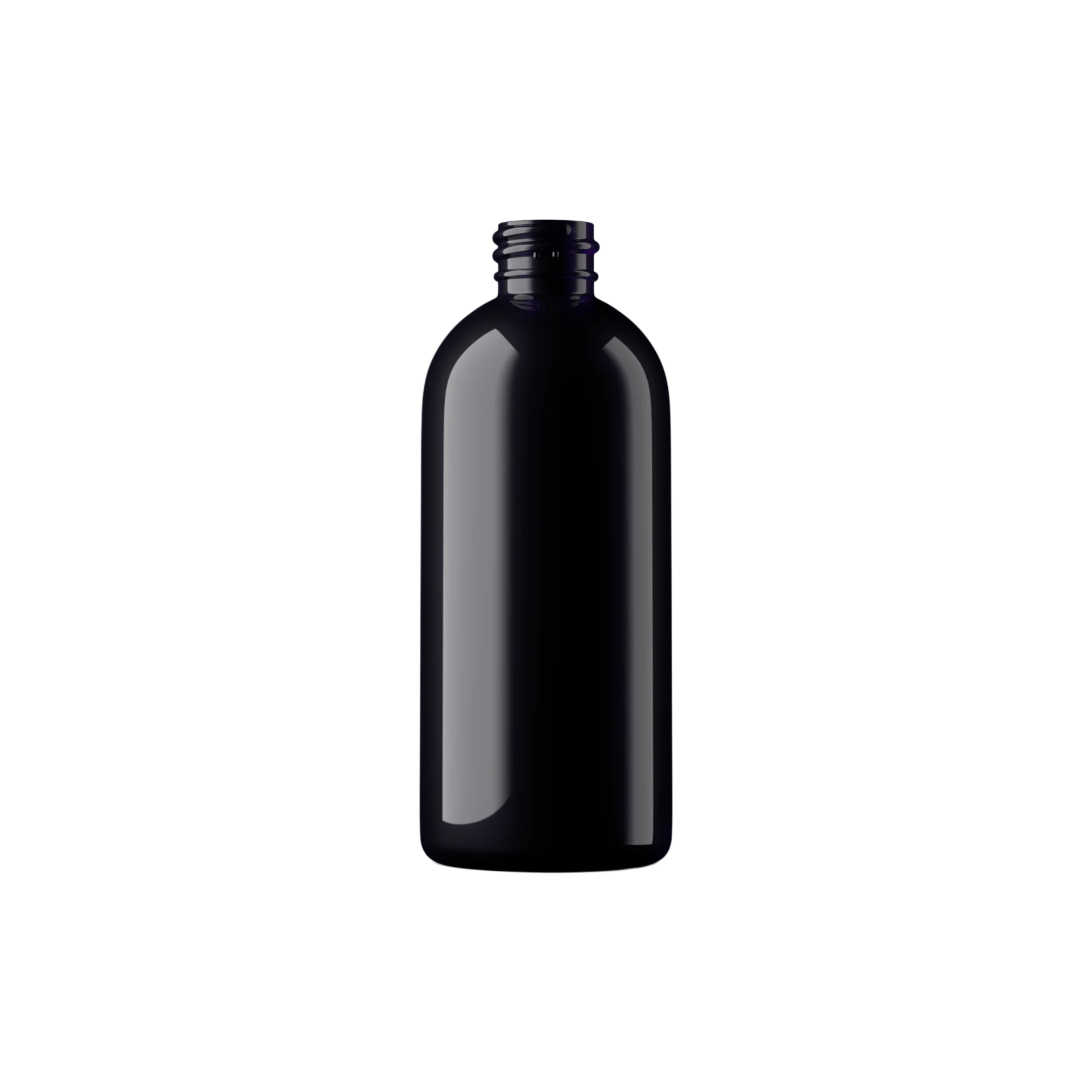 MIRON Violetglass 3.4oz / 100ml 20-410 Violet Glass Boston Round Cosmetic Bottle