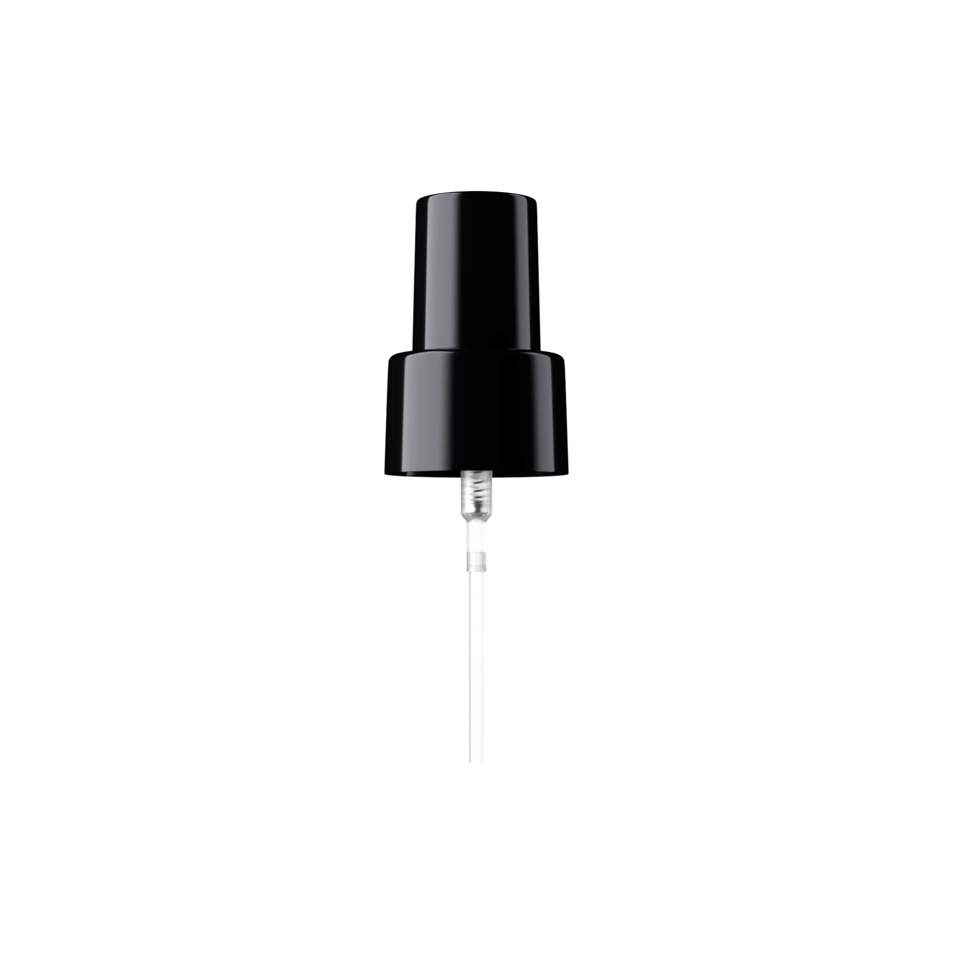 MIRON Violetglass 24-410 Black PP Fine Mist Sprayer with Black Overcap, 0.19cc Dosage