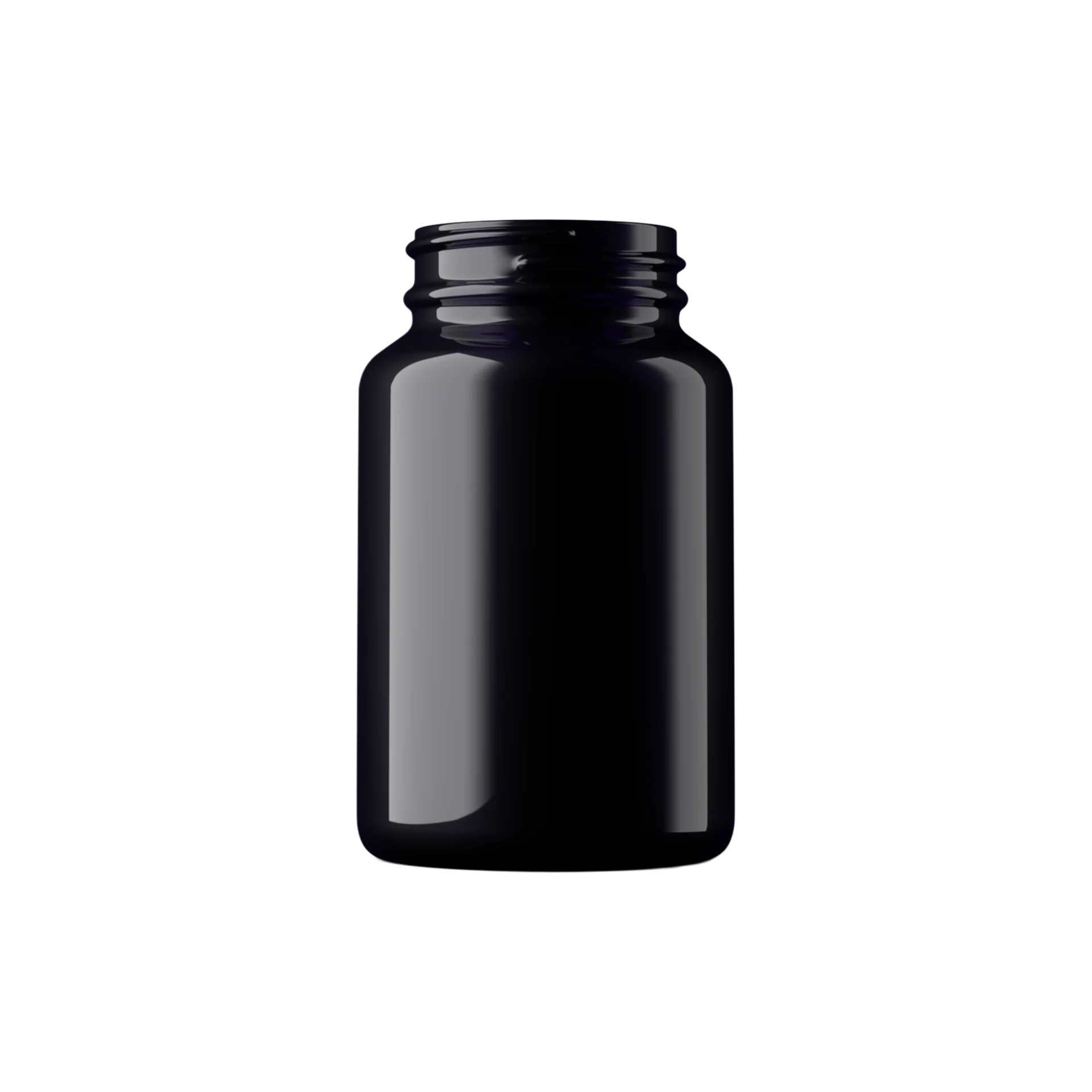 5oz / 150ml 45-400 Light-Protective Violet Glass Round Vitamin Jar