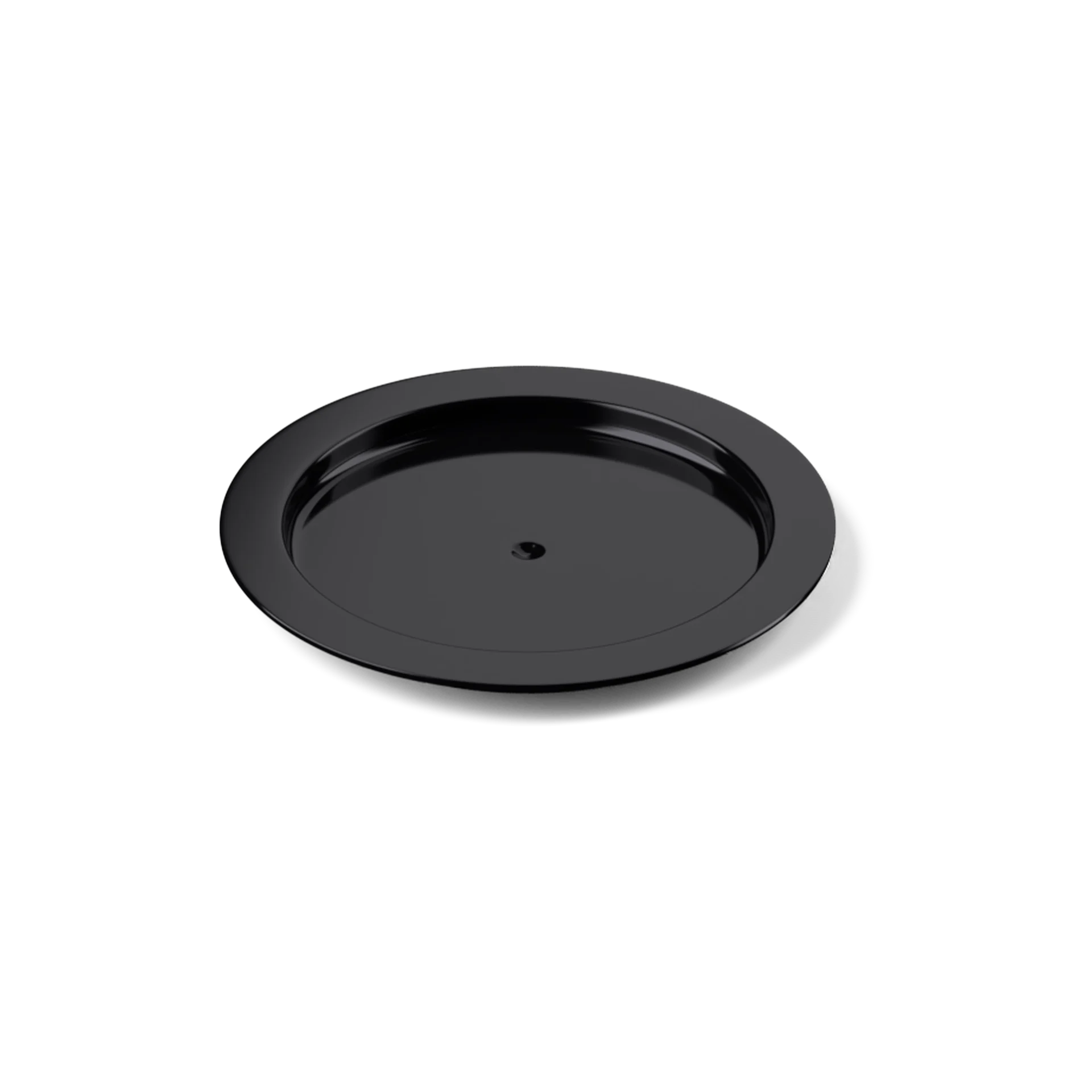 MIRON Violetglass 36.4mm Black A-PET Plastic Round Sealing Disc