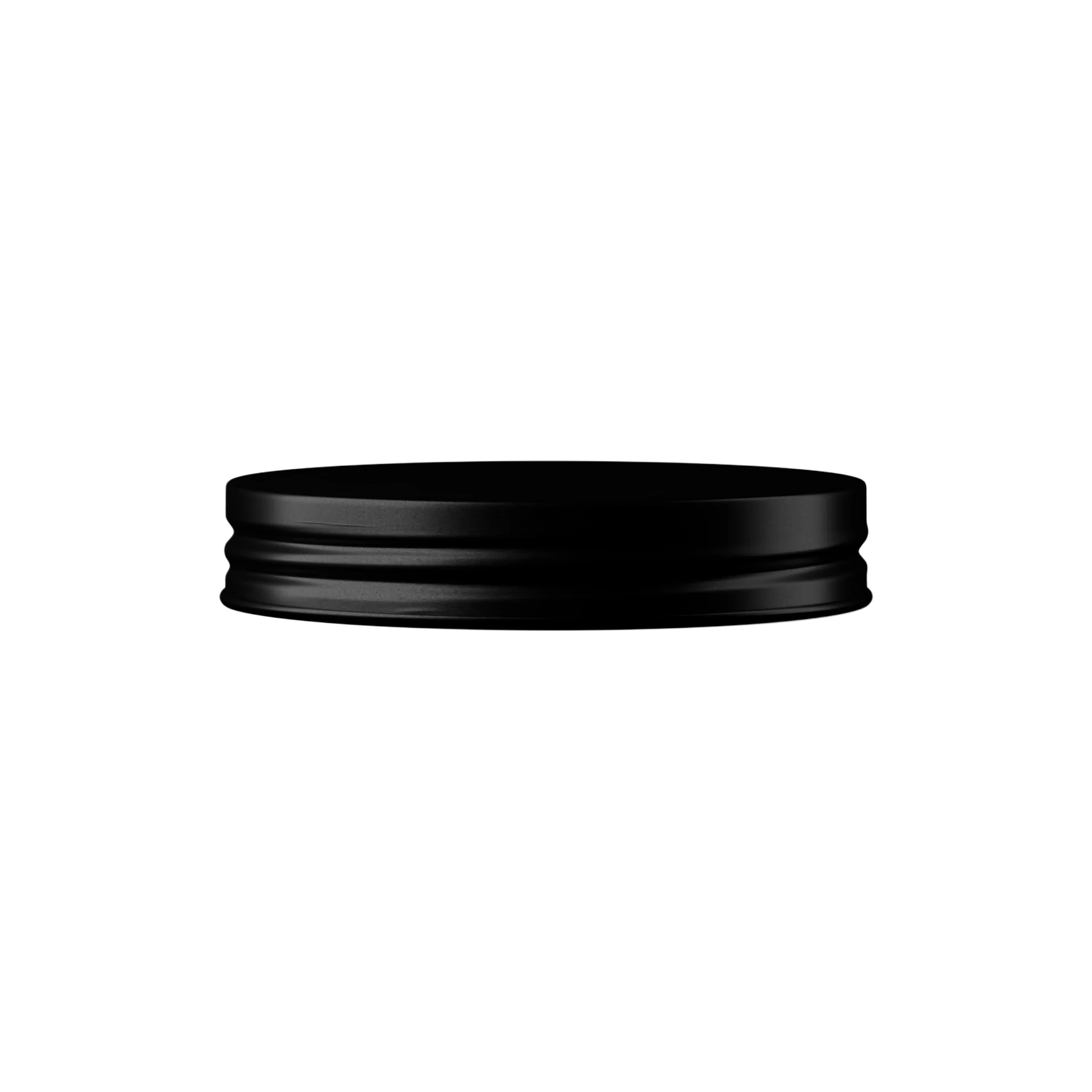 MIRON Violetglass 58-400 Black Grooved Black Tinplate Screw Cap with Violet Inlay
