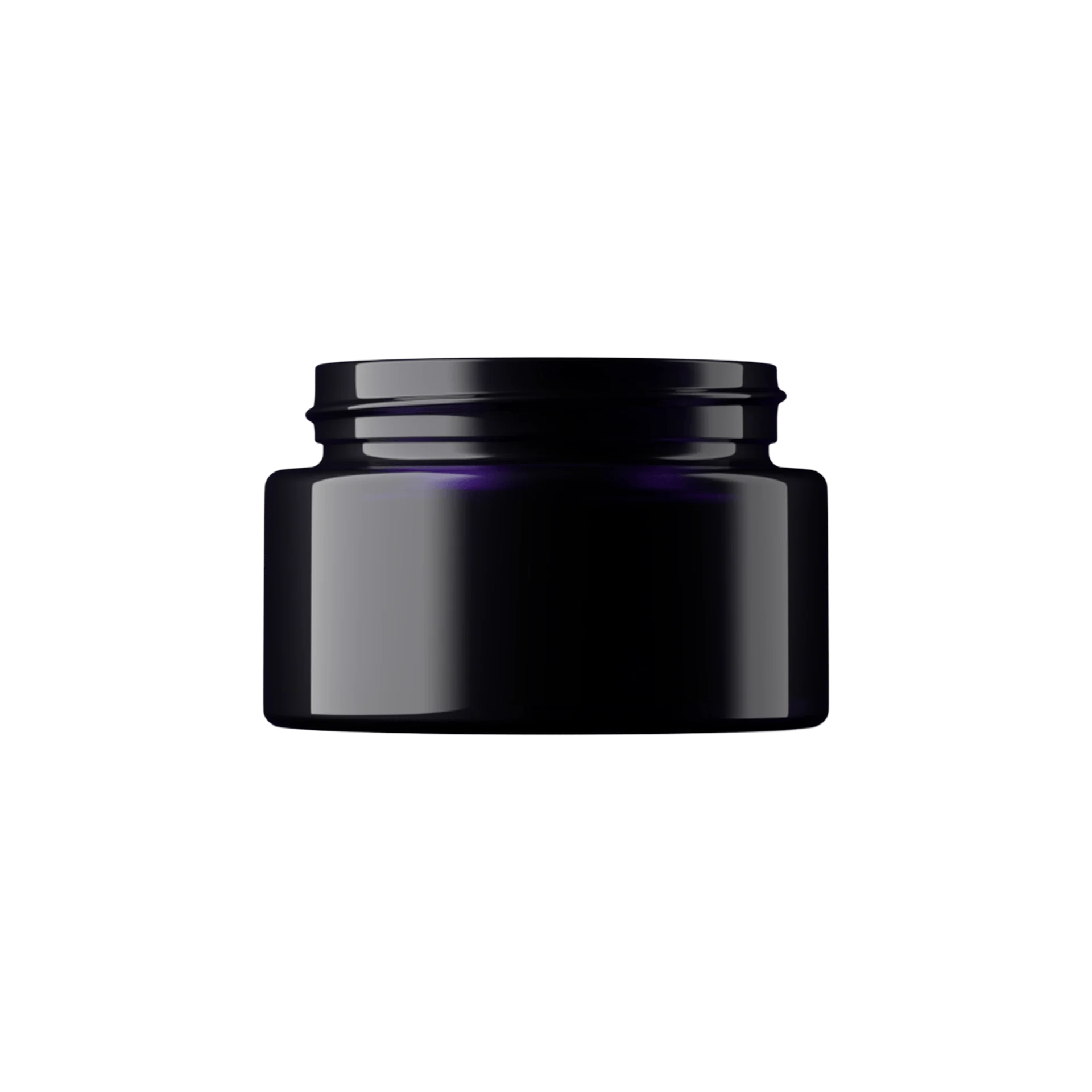 MIRON Violetglass 2oz / 60ml 54-400 Violet Glass Straight Sided Cosmetic Jar
