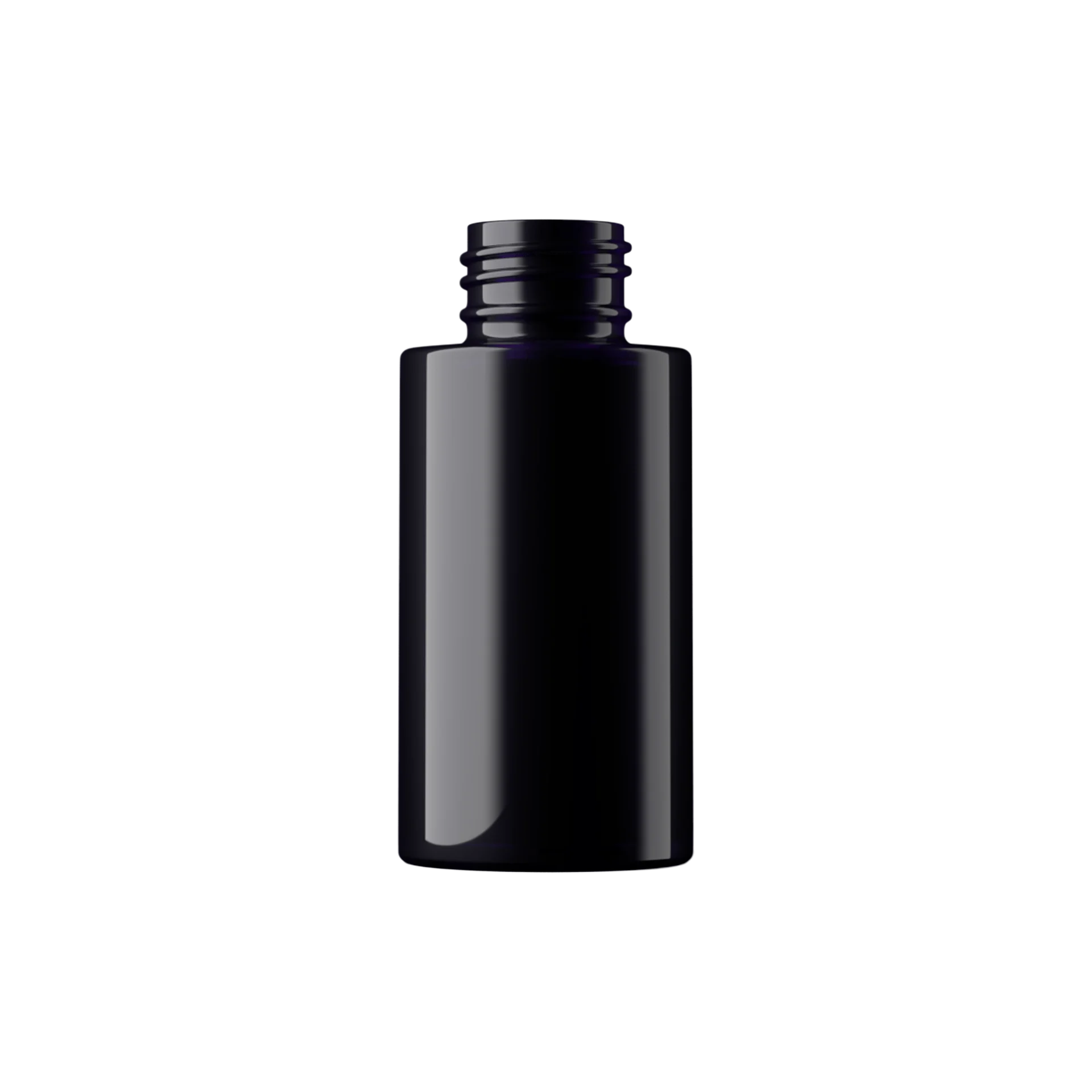 MIRON Violetglass 1.7oz / 50ml 24-410 Violet Glass Cylinder Cosmetic Bottle