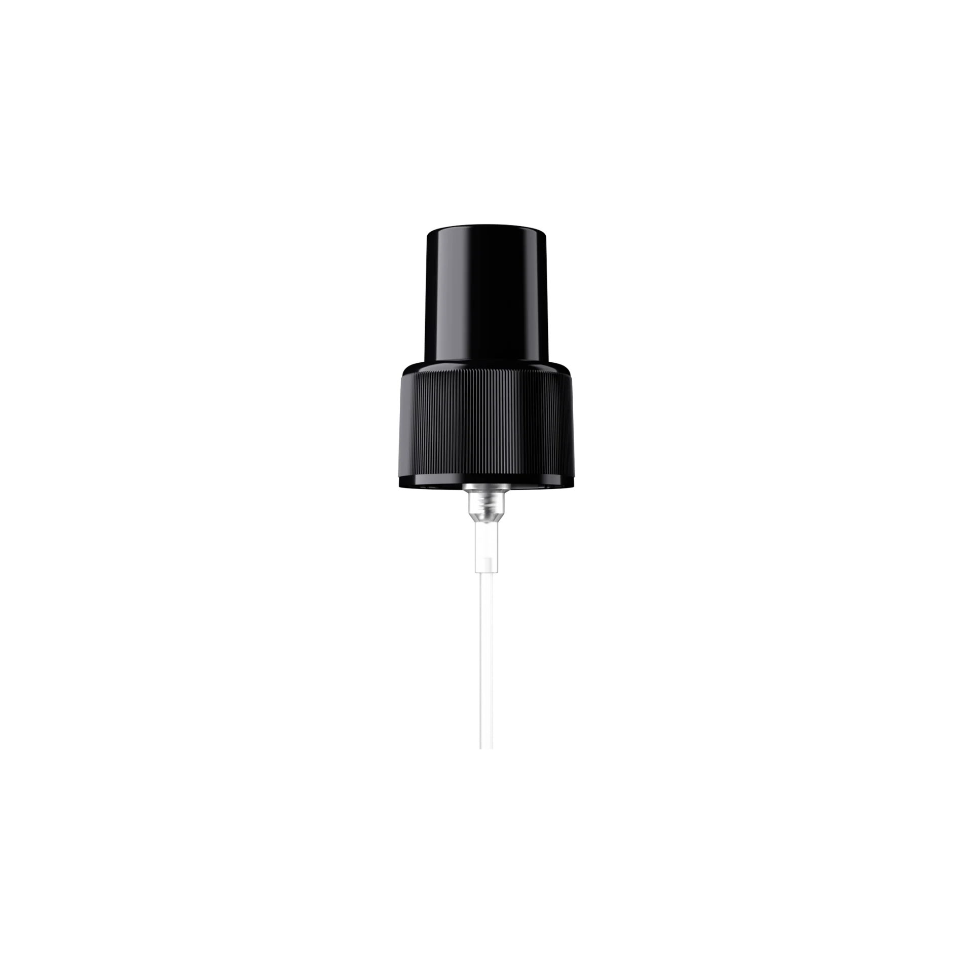 MIRON Violetglass 24-410 Black PP Fine Mist Sprayer with Black Overcap, 0.14cc Dosage