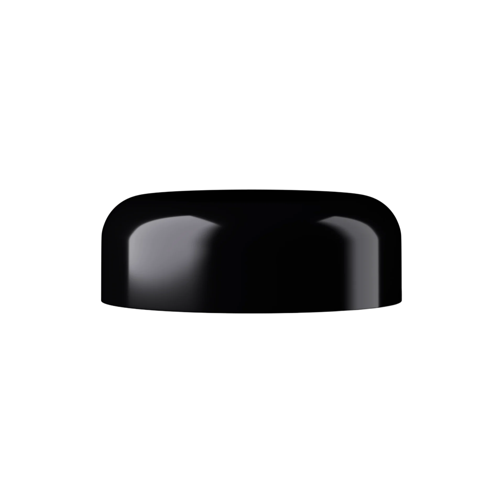 MIRON Violetglass 34mm Black Domed Black UREA Screw Cap with Violet Liner
