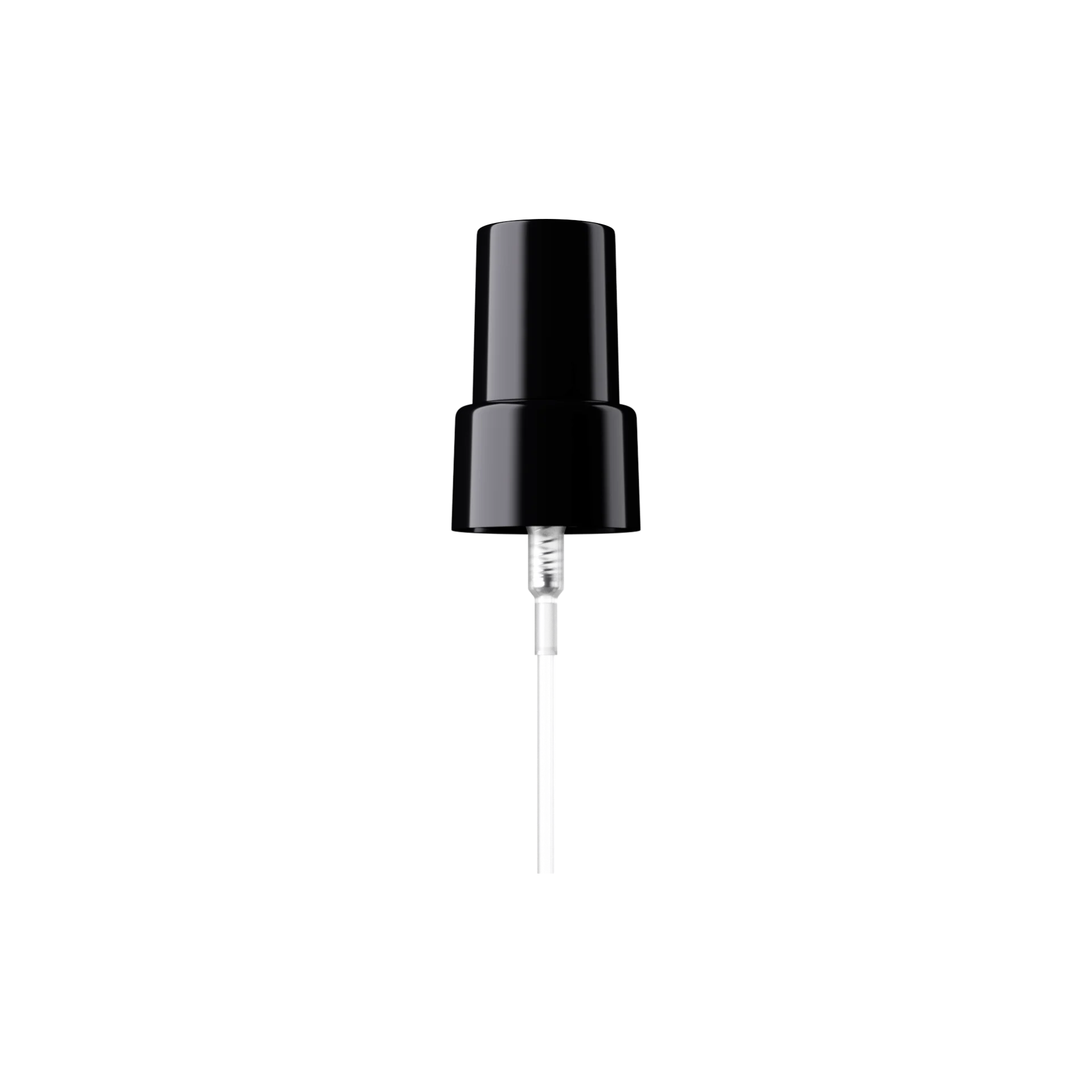MIRON Violetglass 20-410 Black PP Fine Mist Sprayer with Flush Black Overcap, 0.19cc Dosage
