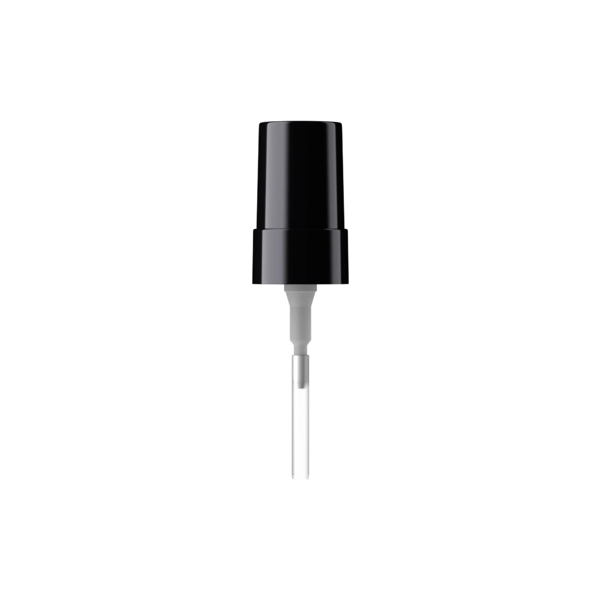 MIRON Violetglass 18-400 Black PP Slim Serum/Treatment Pump, 0.19cc Dosage