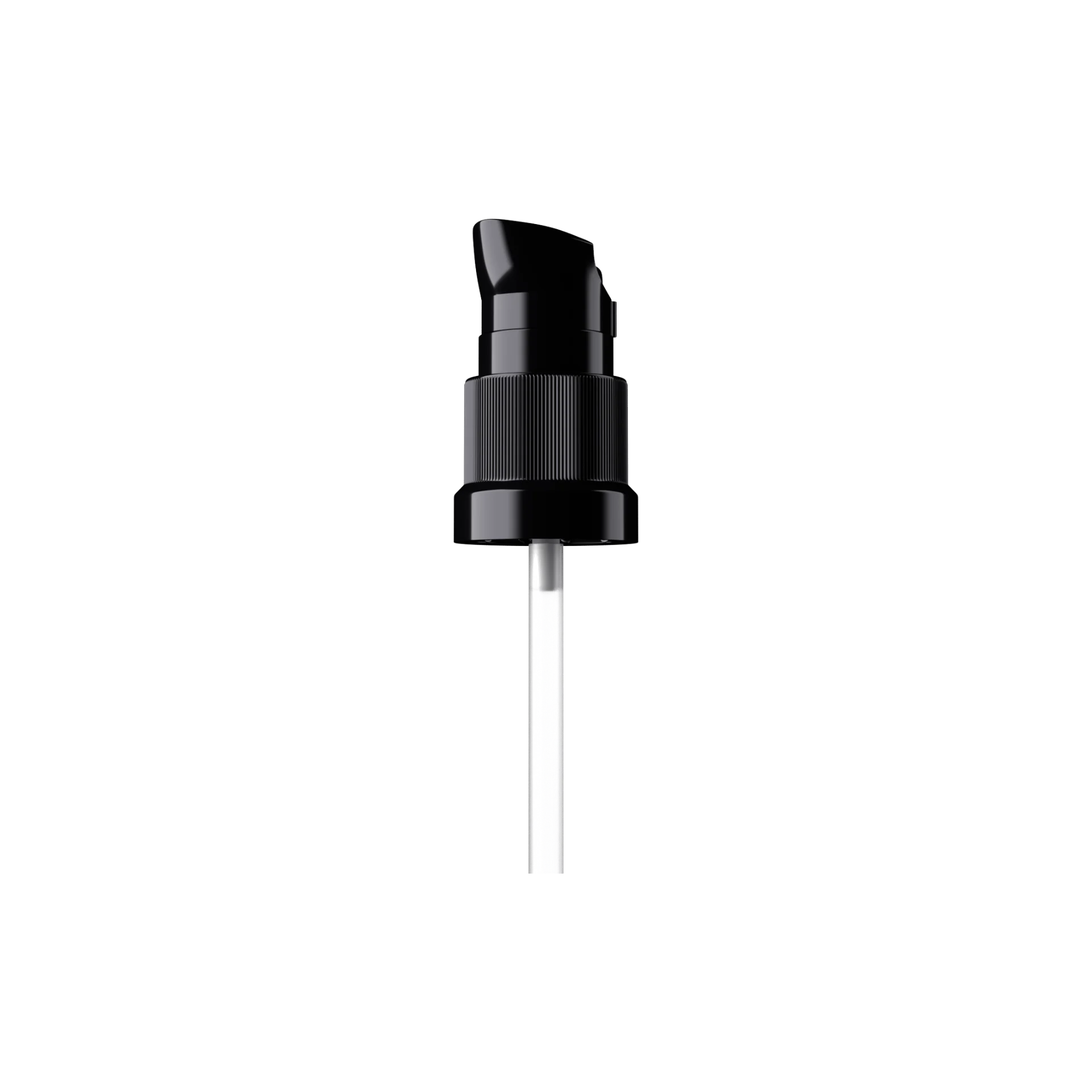 MIRON Violetglass 18mm DIN Black PP Slim Serum/Treatment Pump, 0.15cc Dosage