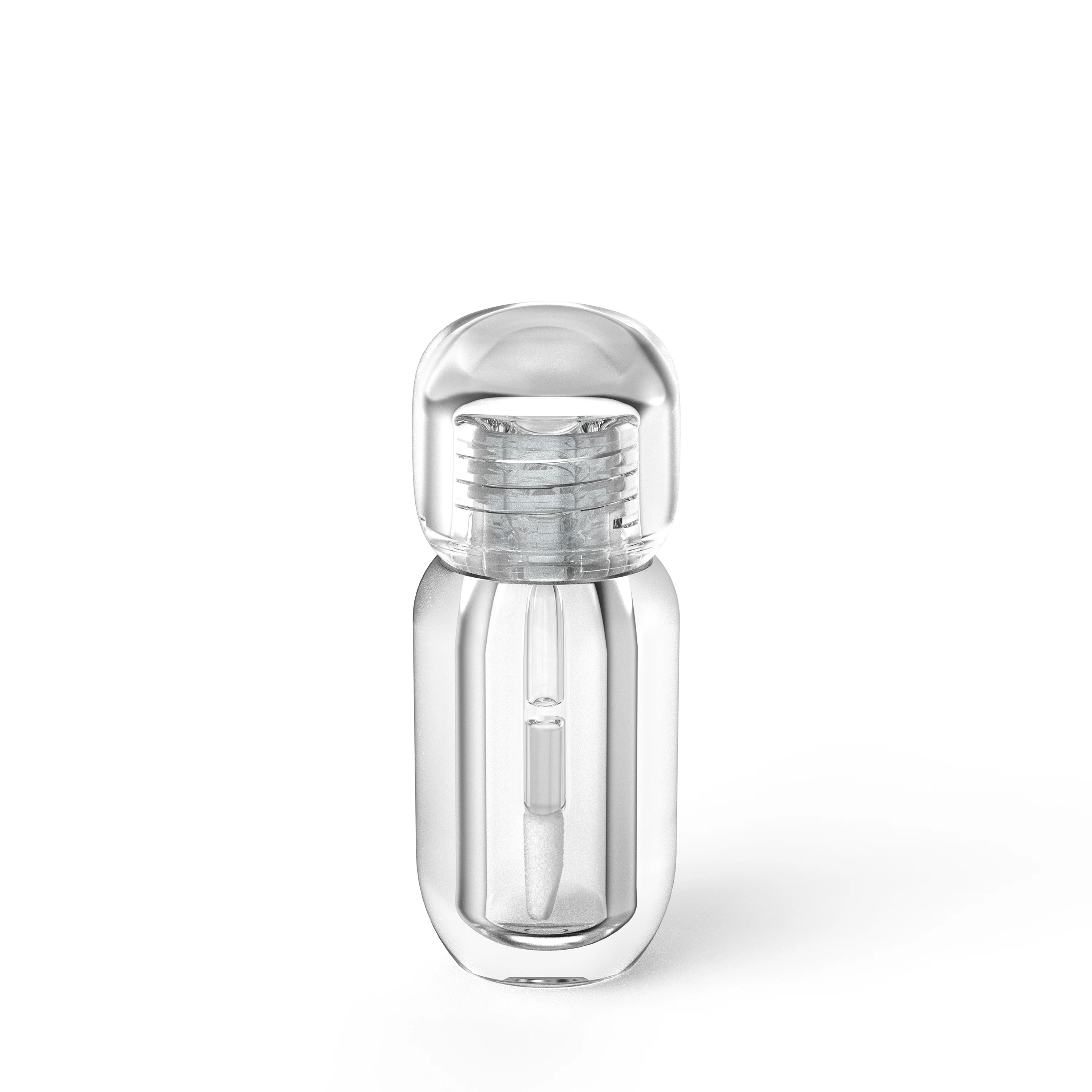 Shinhan C.M 3.5ml / 0.12oz PETG Cylinder Lip Gloss, Lip Oil, or Concealer Tube with Domed Cap
