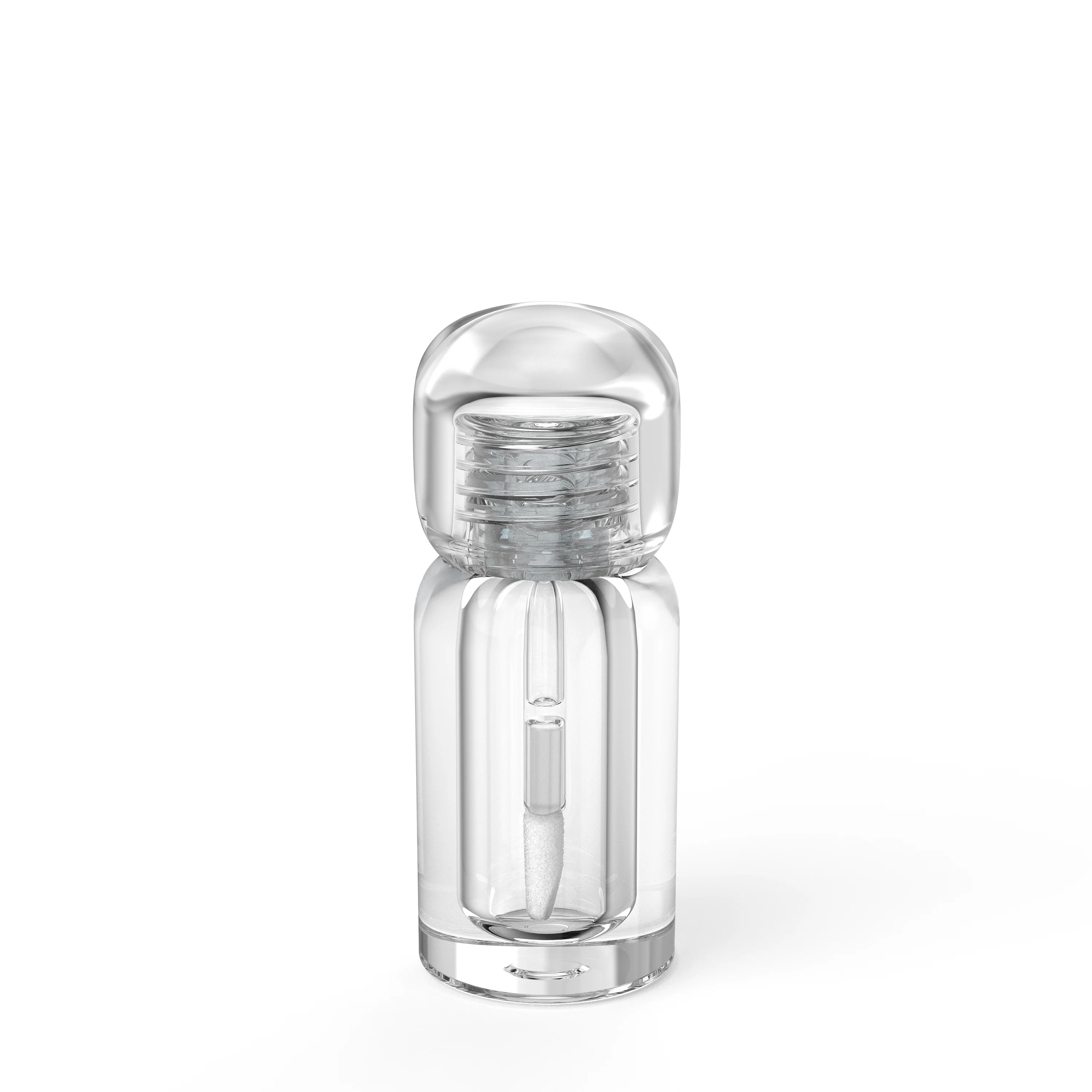 Shinhan C.M 3.5ml / 0.12oz PETG Cylinder Lip Gloss, Lip Oil, or Concealer Tube with Domed Cap