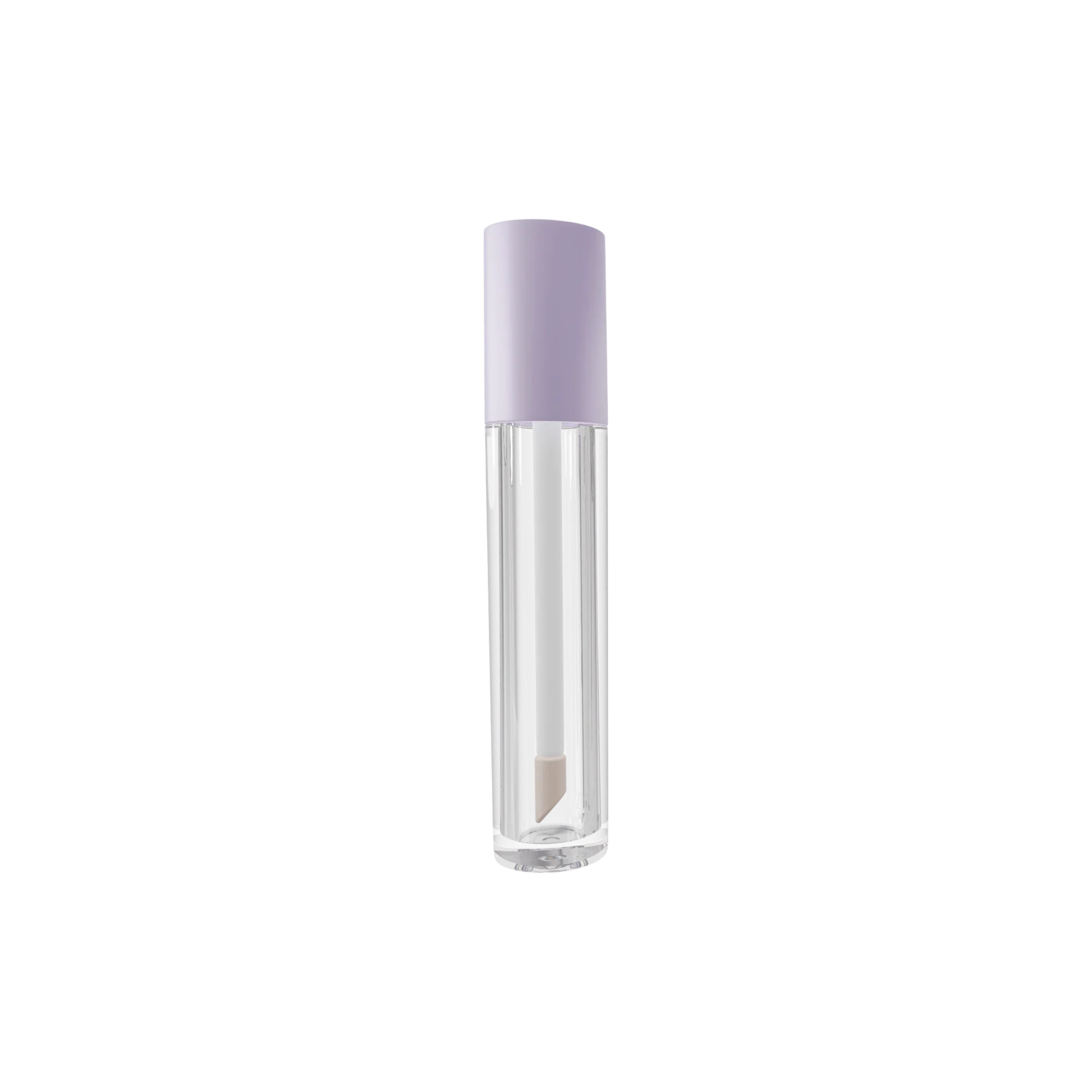 Anhui Jusu High Tech Industrial Co., Ltd 0.11oz / 3.3ml Thick-Wall PETG Cylinder Lip Gloss Tube with ABS Cap & Doe Foot Applicator