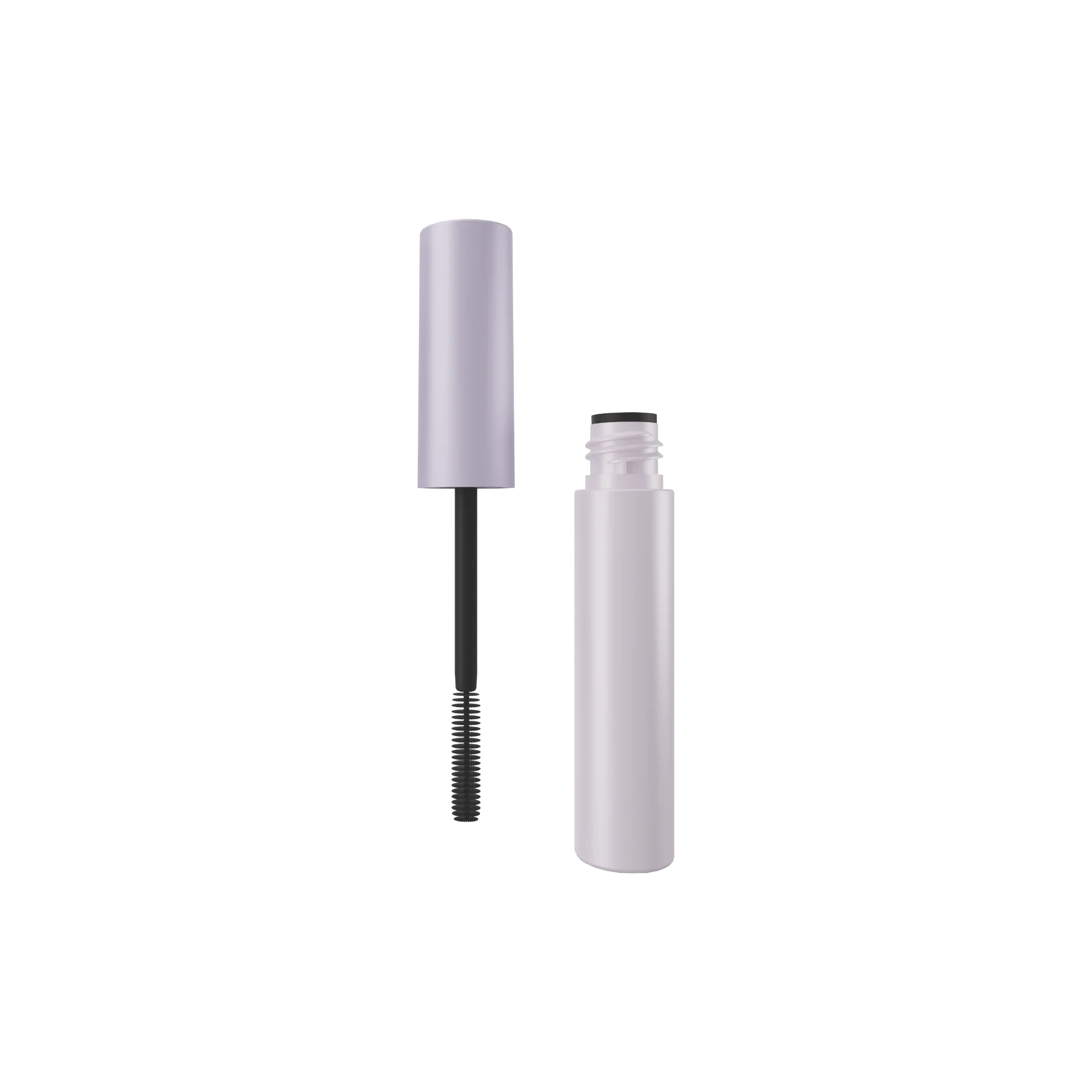 Anhui Jusu High Tech Industrial Co., Ltd 0.27oz / 8ml Cylinder PET Mascara Tube with ABS Cap, TPU Bristle Brush & Wiper