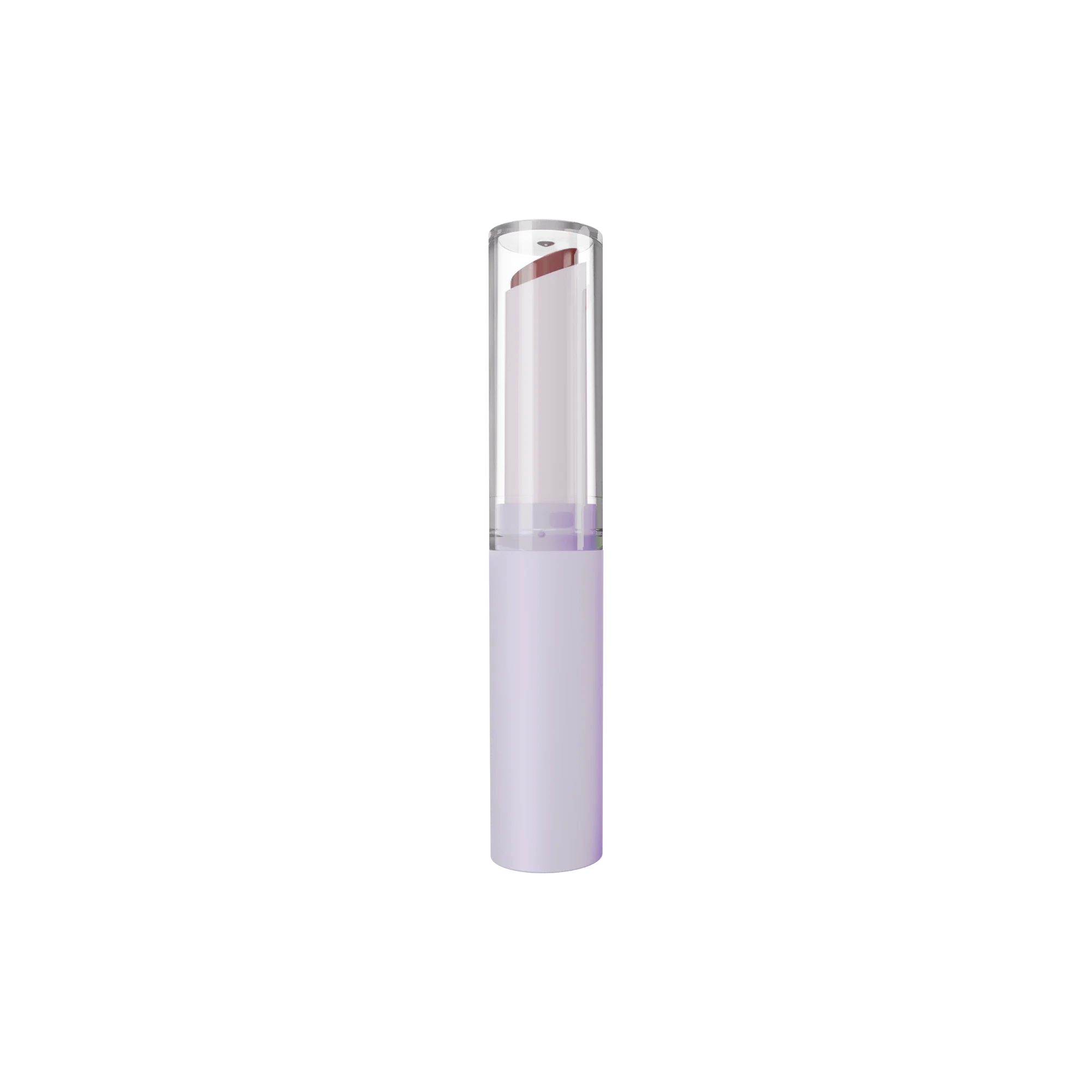 Anhui Jusu High Tech Industrial Co., Ltd 8g ABS Cylinder Lipstick Tube with 8.4mm POM Bullet Cup & Clear PETG Cap