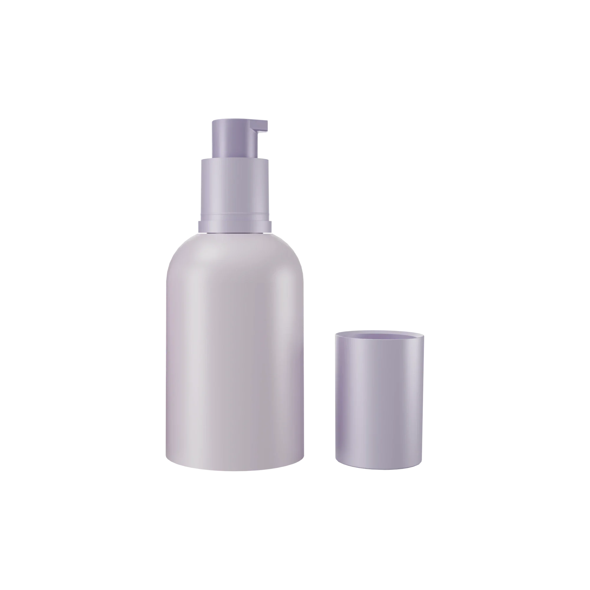 Anhui Jusu High Tech Industrial Co., Ltd 1oz / 30ml PETG Boston Round Cosmetic Bottle with PP Serum Pump & Overcap
