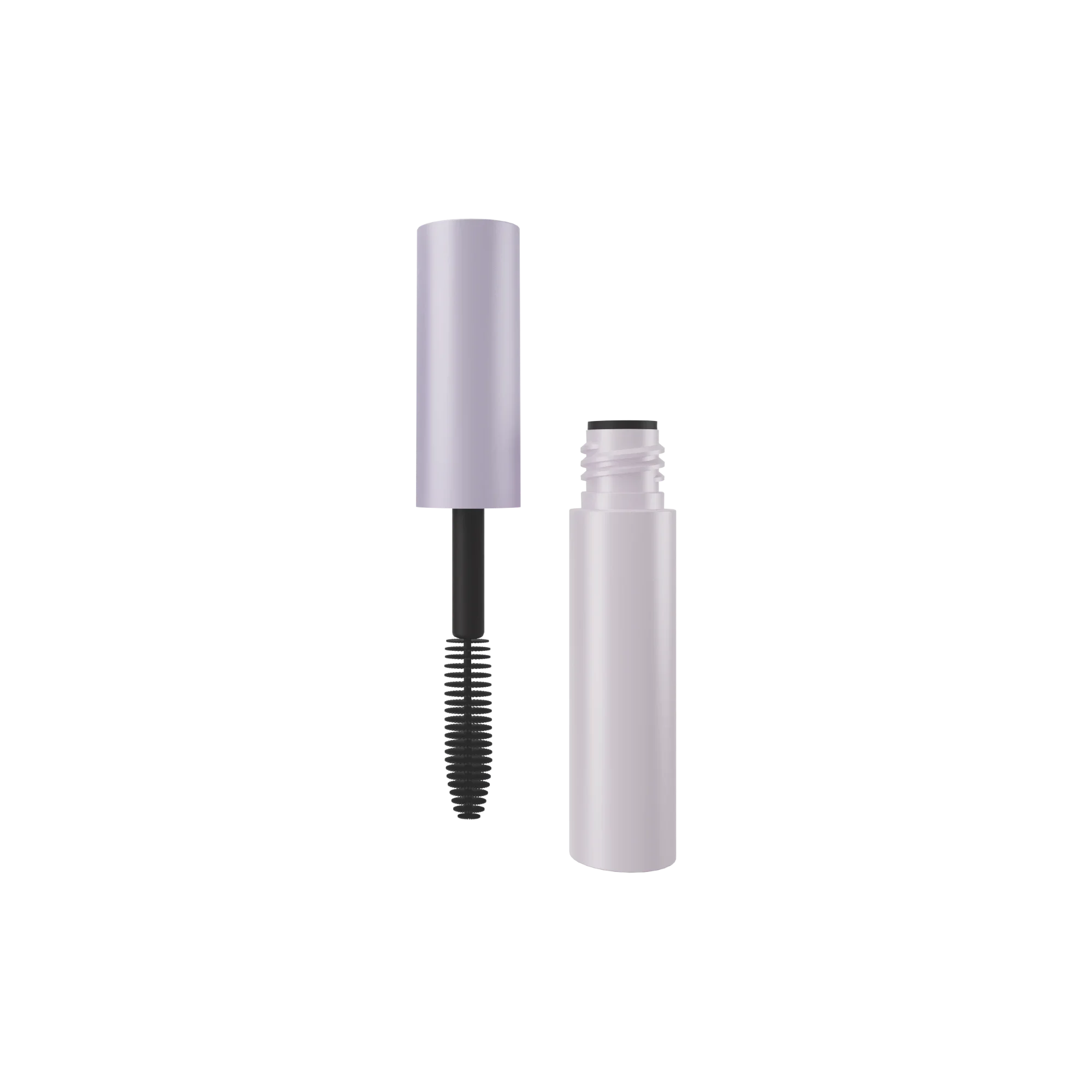 Anhui Jusu High Tech Industrial Co., Ltd 0.19oz / 5.5ml Cylinder PET Mascara Tube with ABS Cap & TPU Bristle Brush