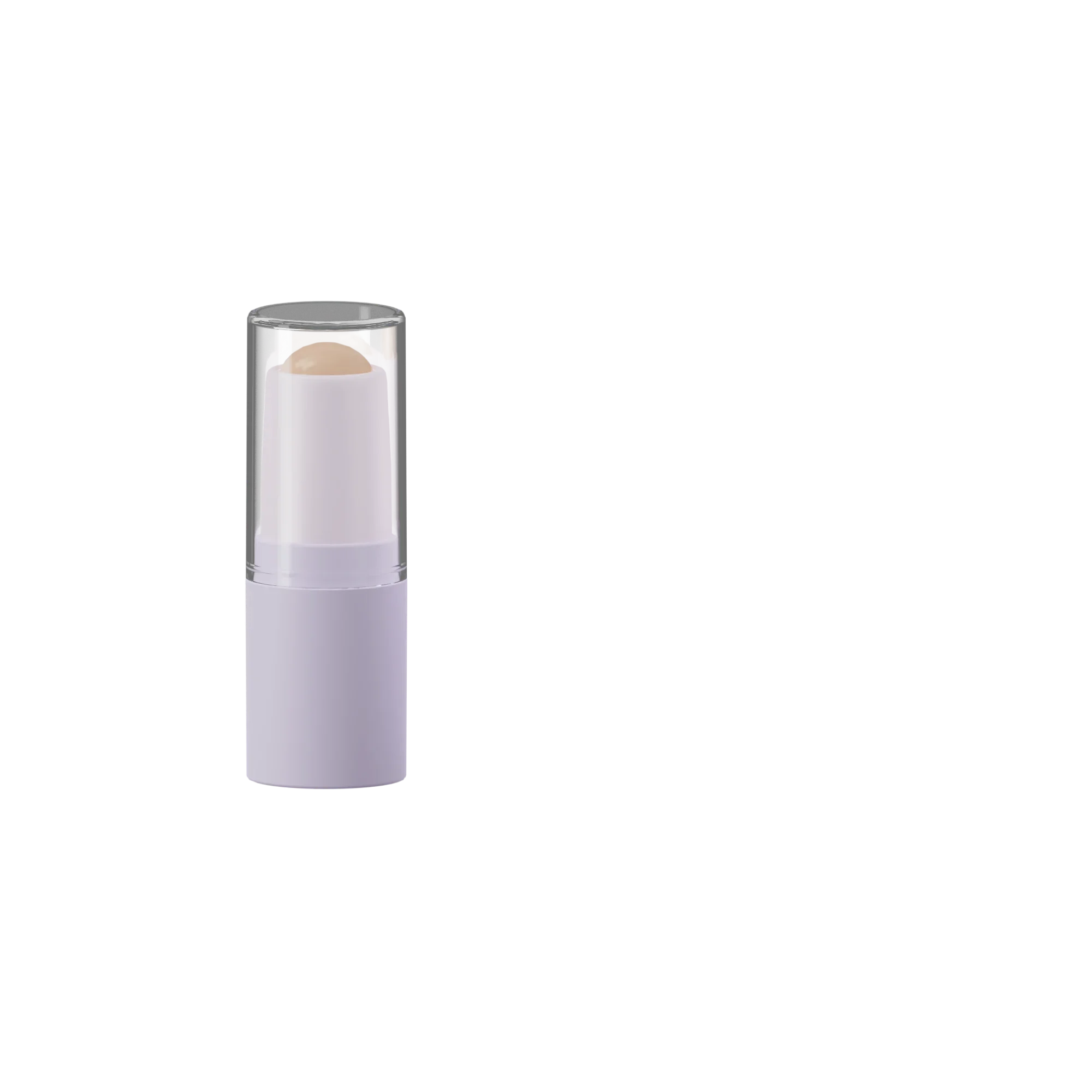 Anhui Jusu High Tech Industrial Co., Ltd 8g ABS Cylinder Jumbo Lipstick Tube with 14.4mm PP Bullet Cup & Clear PETG Cap