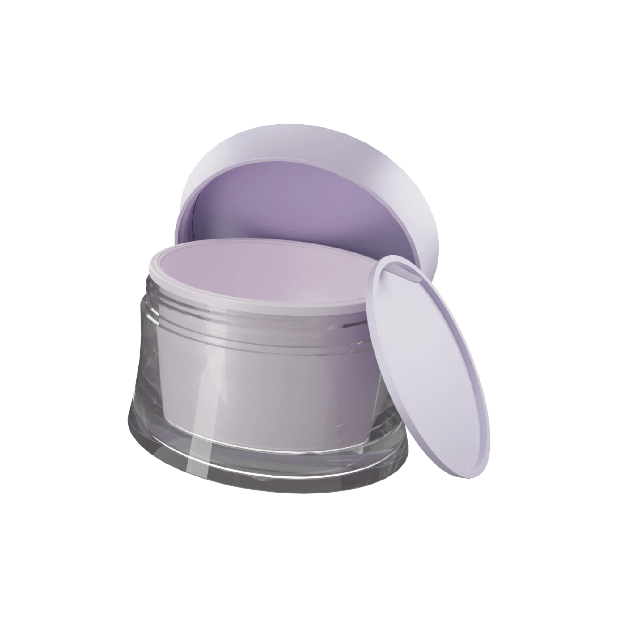 Anhui Jusu High Tech Industrial Co., Ltd 3.65oz / 108ml Double-Wall PET/PP Flared Base Cosmetic Jar with Flush Tapered Cap & Sealing Disc with 81mm Neck