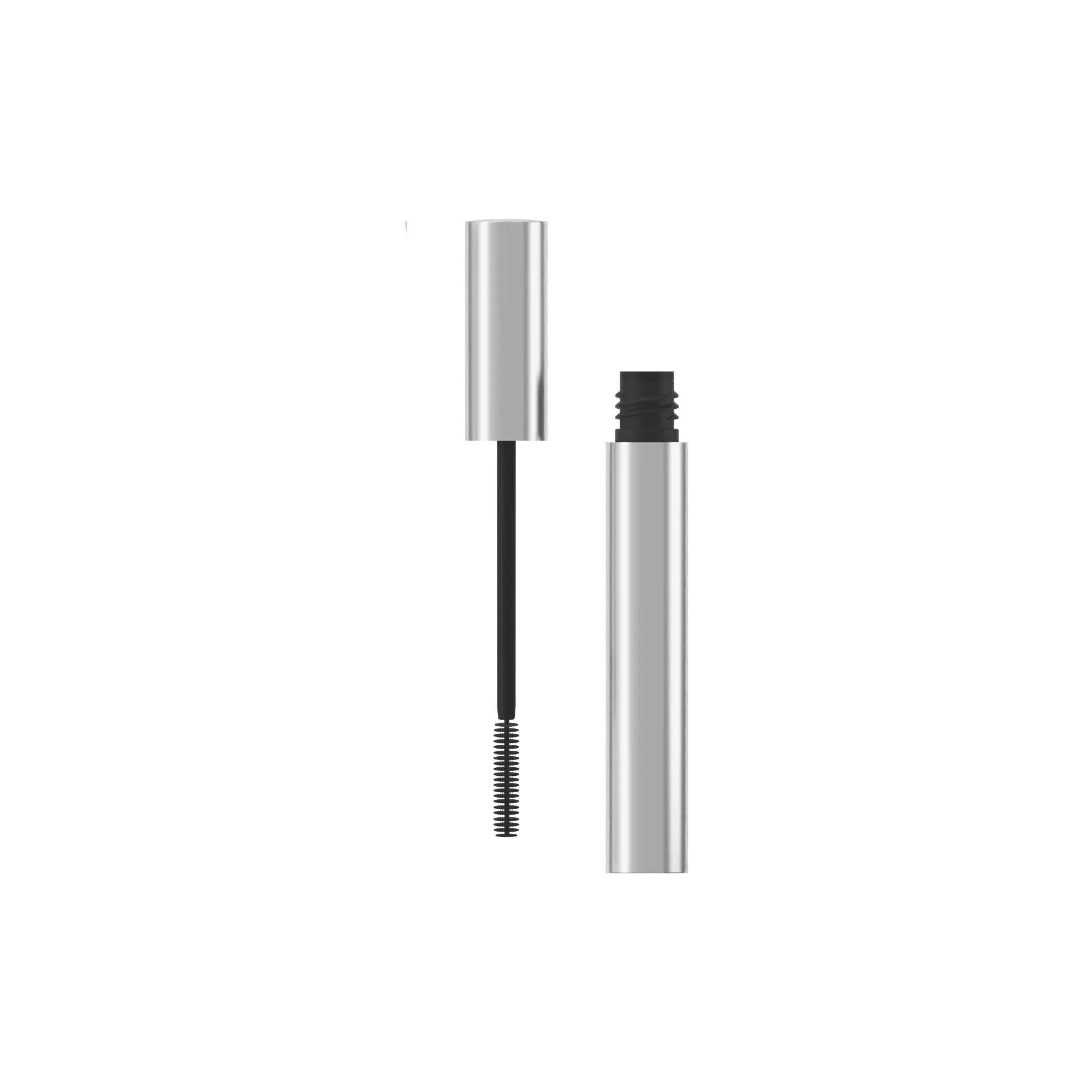Anhui Jusu High Tech Industrial Co., Ltd 0.22oz / 6.4ml Cylinder PET Mascara Tube with ABS Cap, TPU Bristle Brush & Wiper