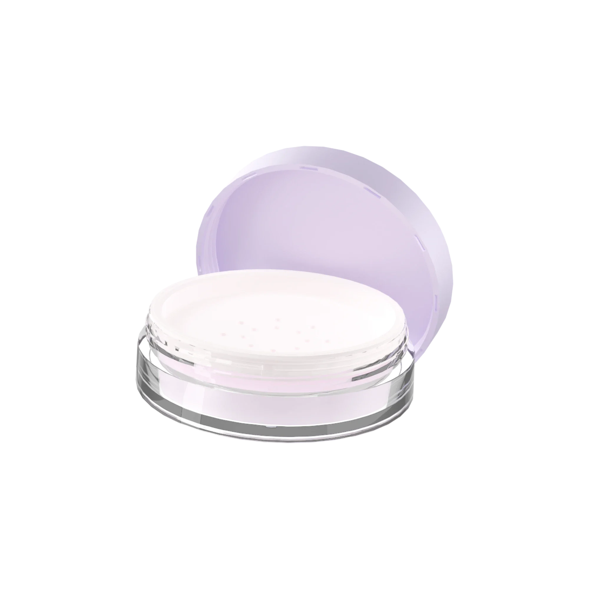 Anhui Jusu High Tech Industrial Co., Ltd 10g ABS Straight Sided Loose Powder Low Profile Sifter Jar with Flush PP Threaded Closure