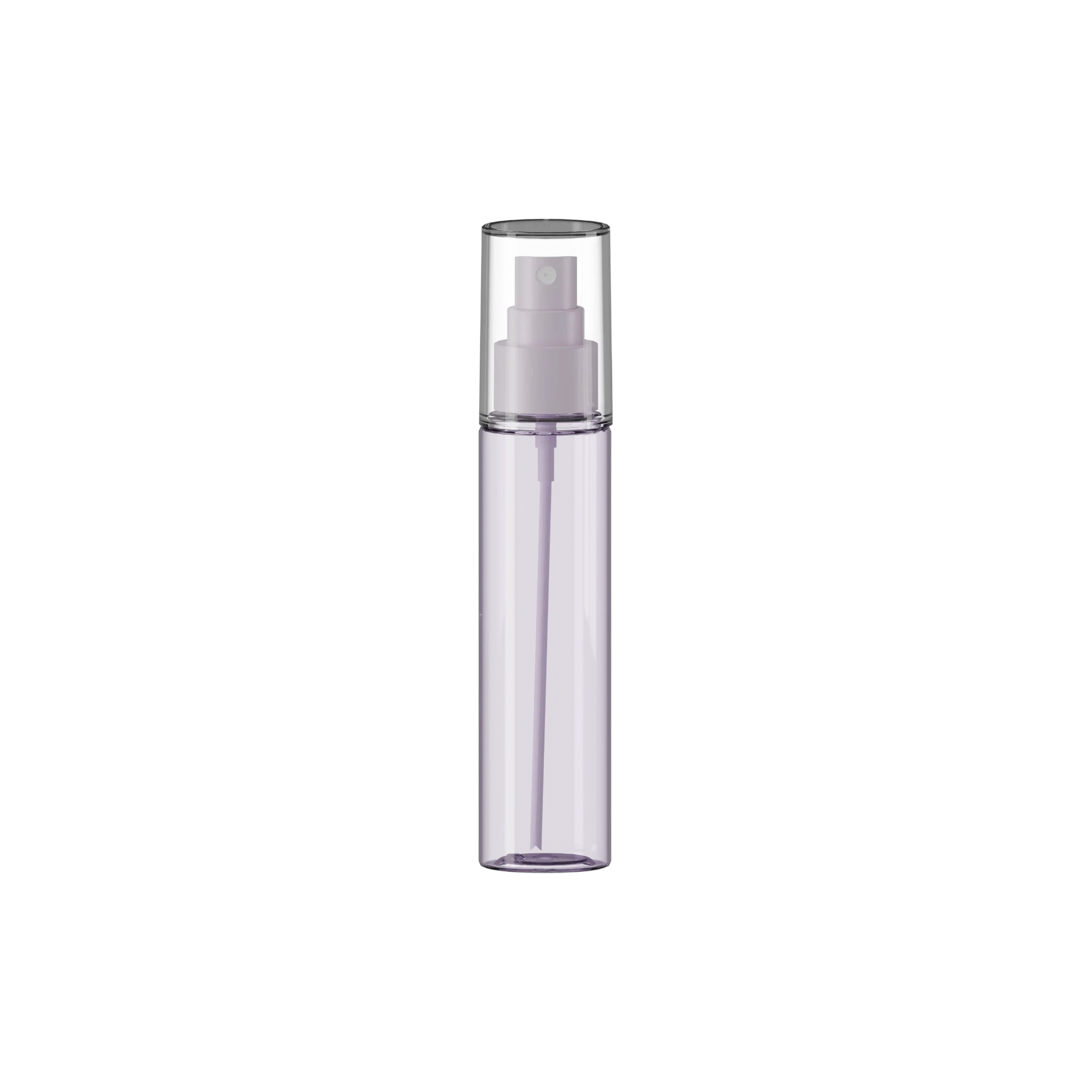Anhui Jusu High Tech Industrial Co., Ltd 3oz / 90ml PET Cylinder Fine Mist Spray Bottle with PP Sprayer & Flush Clear Overcap