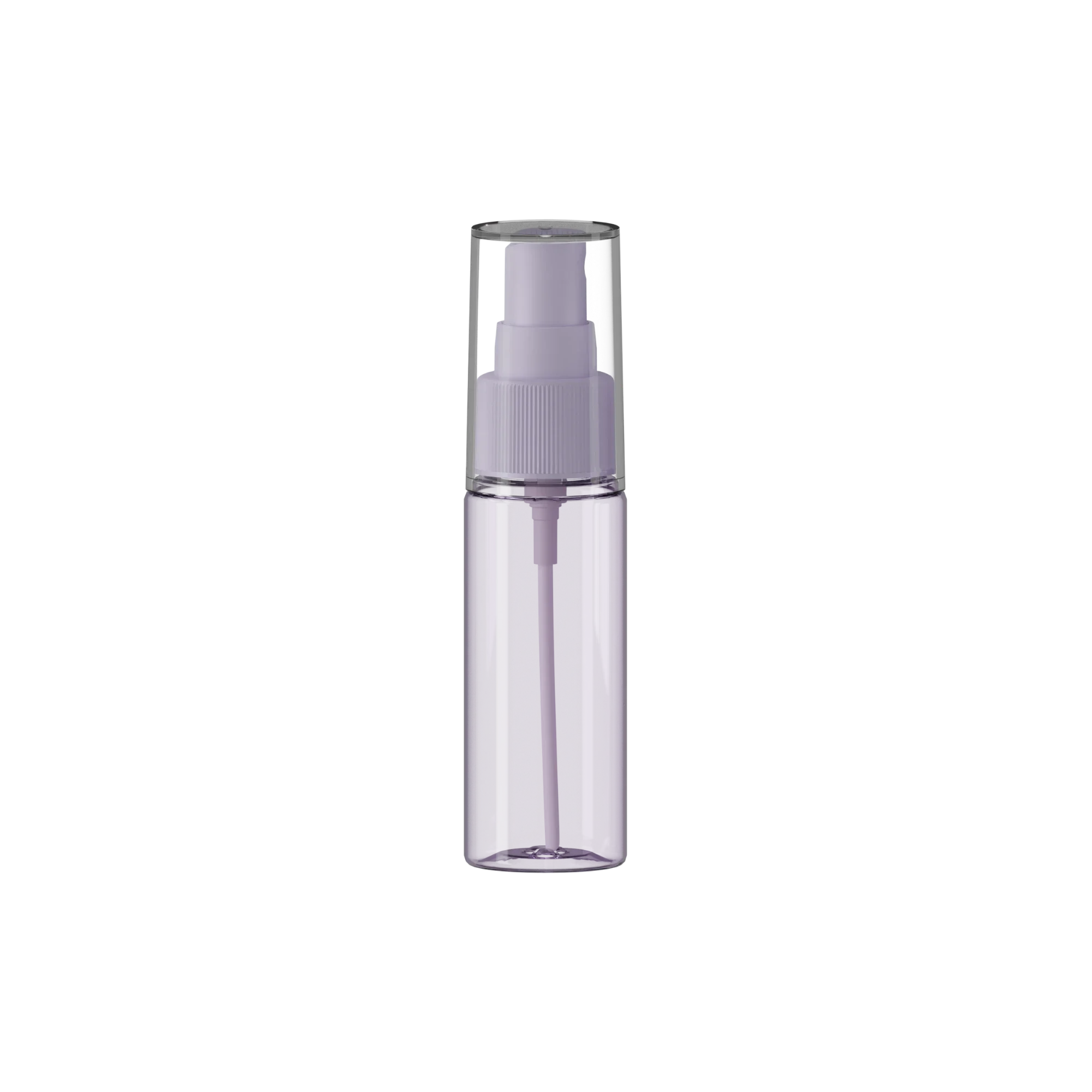 Anhui Jusu High Tech Industrial Co., Ltd 1.9oz / 55ml PET Cylinder Spray Bottle with Fine Mist Sprayer & Flush Clear Overcap