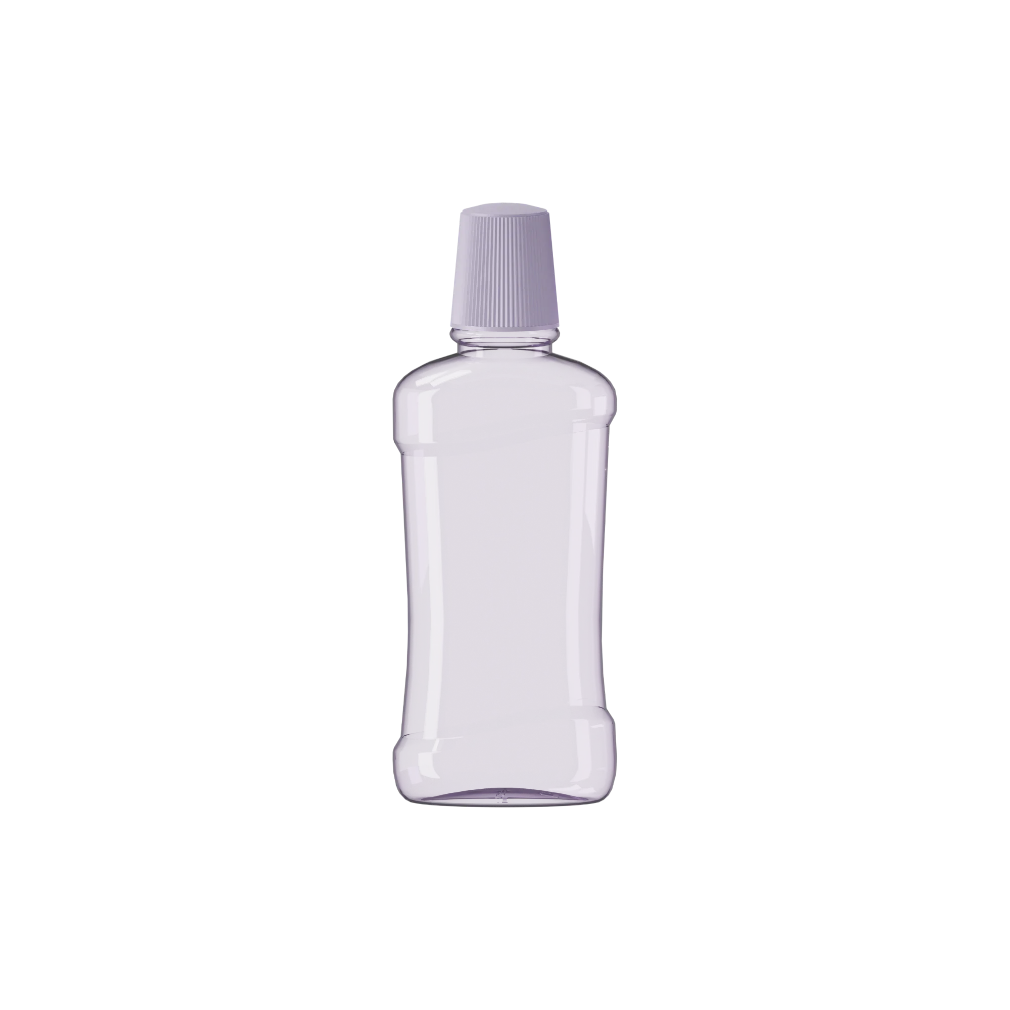 Anhui Jusu High Tech Industrial Co., Ltd 12.8oz / 377ml PET Mouthwash Bottle with Ribbed Conical Cap